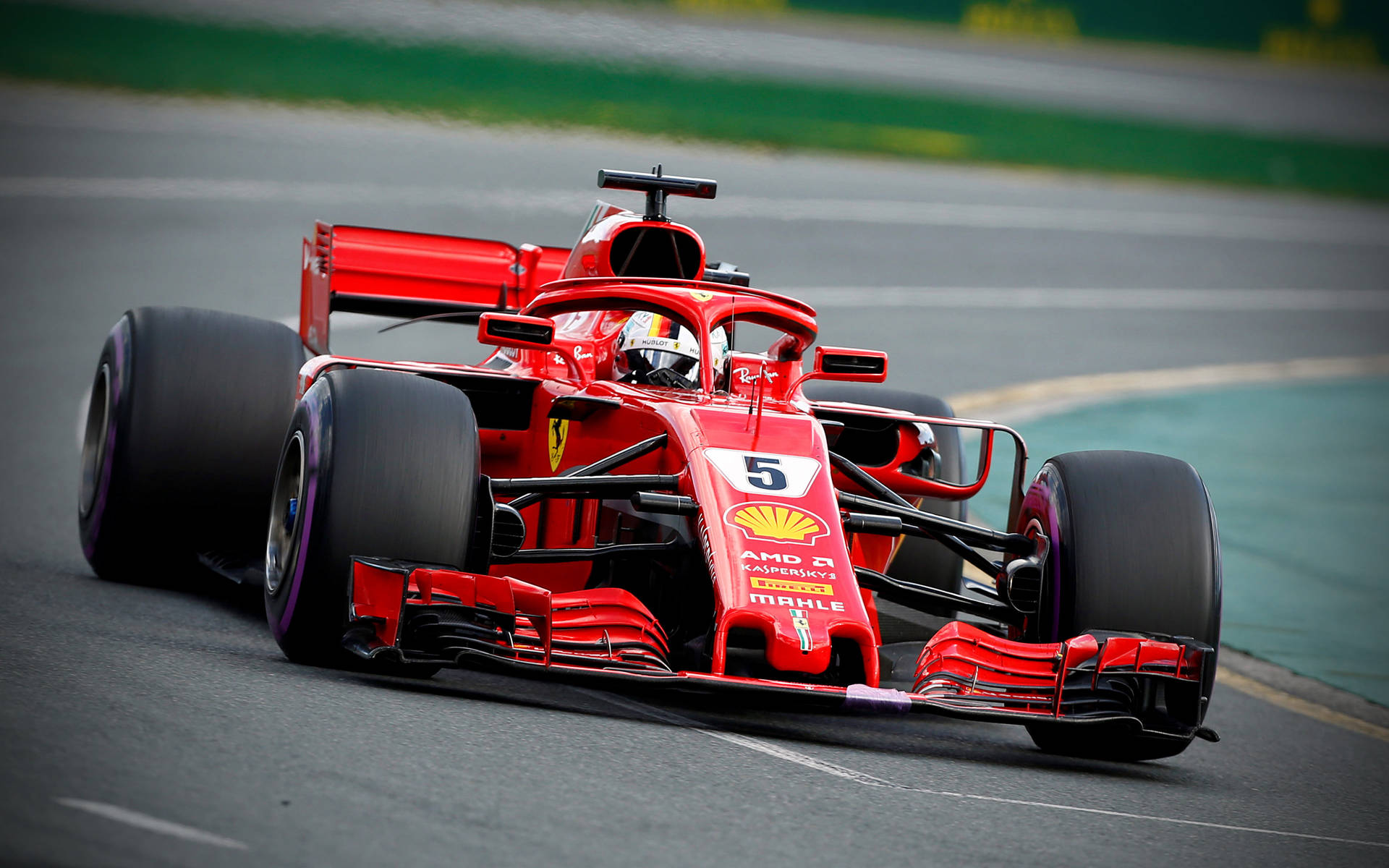 Ferrari F1 2018 Moving Background