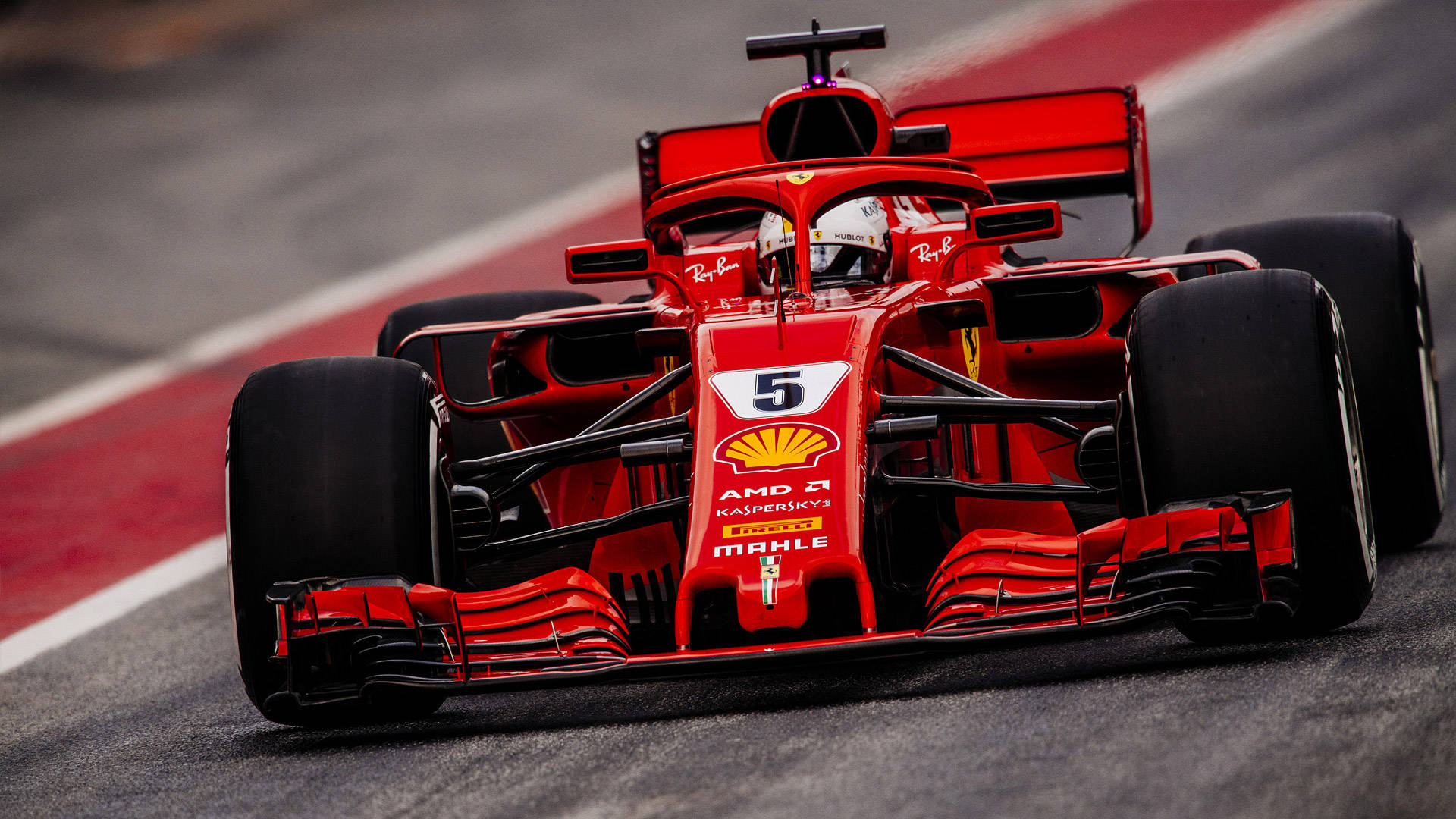 Ferrari F1 2018 Racing Background