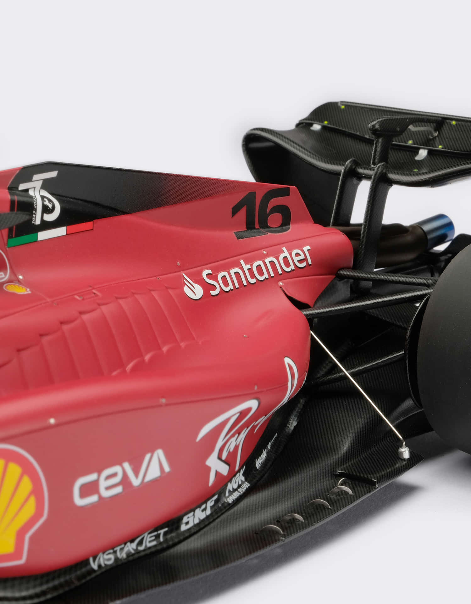 Ferrari F1 Racecar Closeup Background