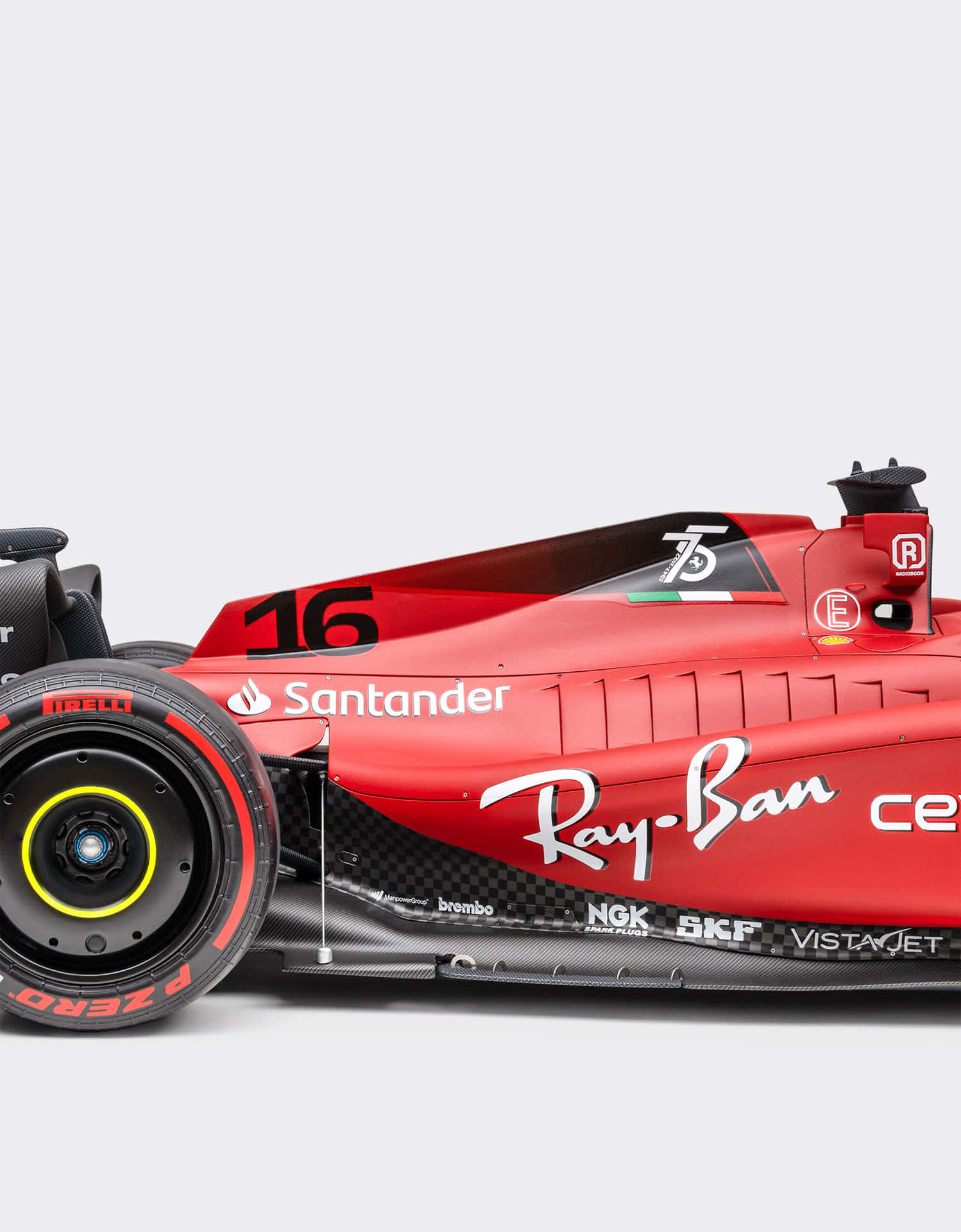 Ferrari F1 Racing Car Number16 Background