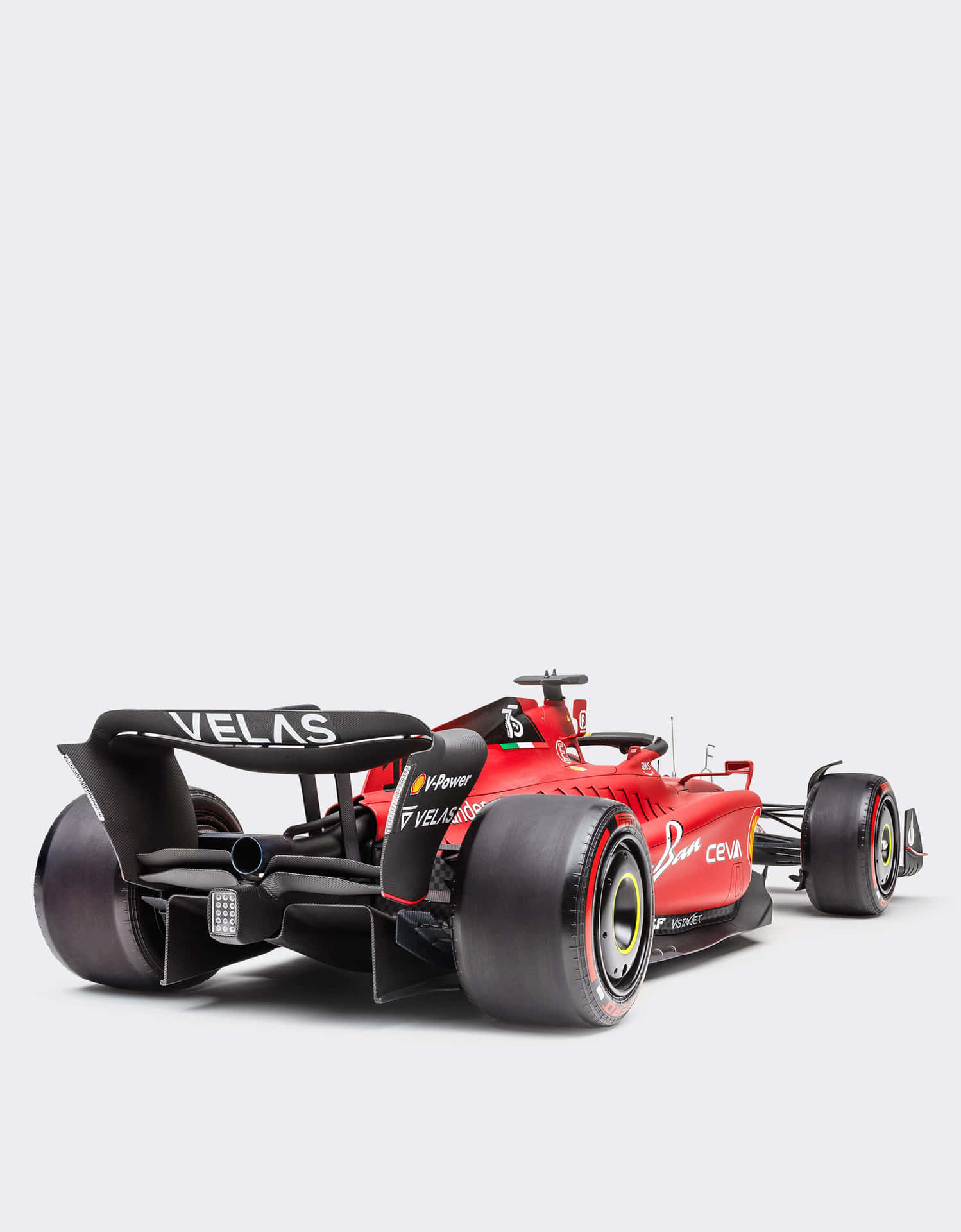 Ferrari F1 Racing Car Studio Shot Background