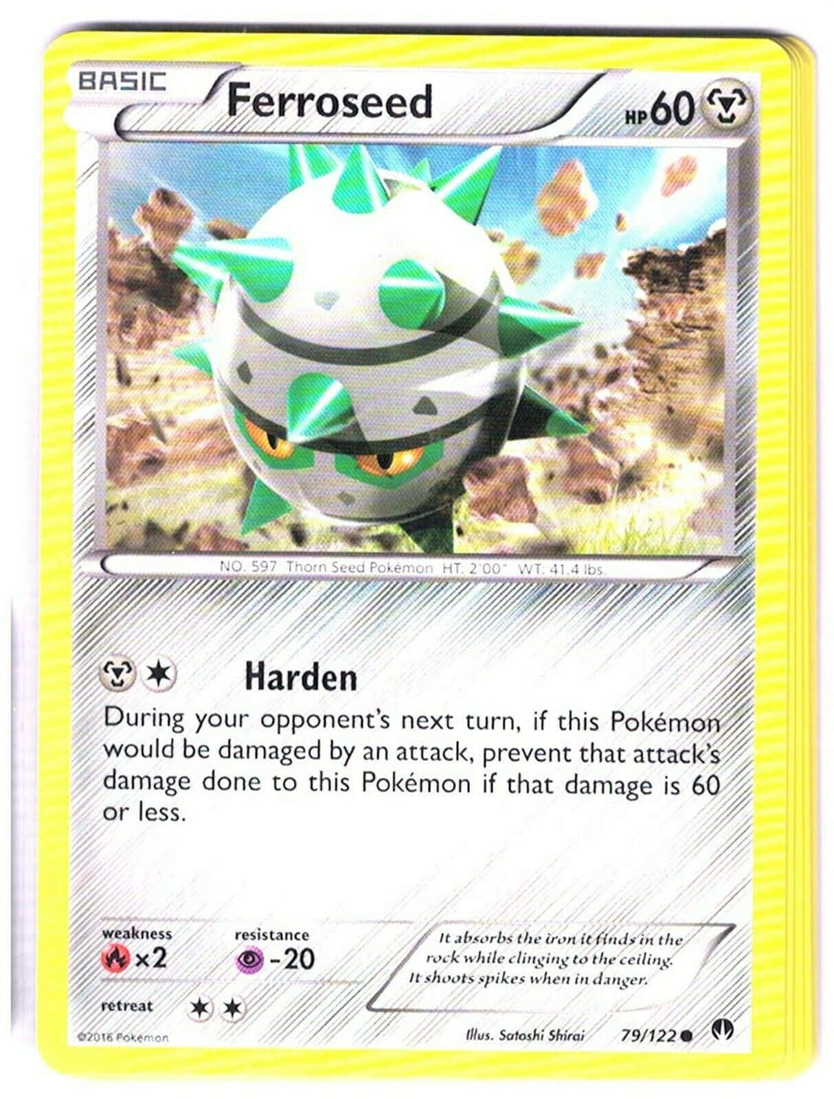 Ferroseed Harden Ability Background