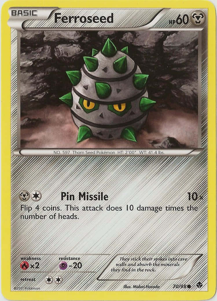 Ferroseed Pin Missile Ability Background