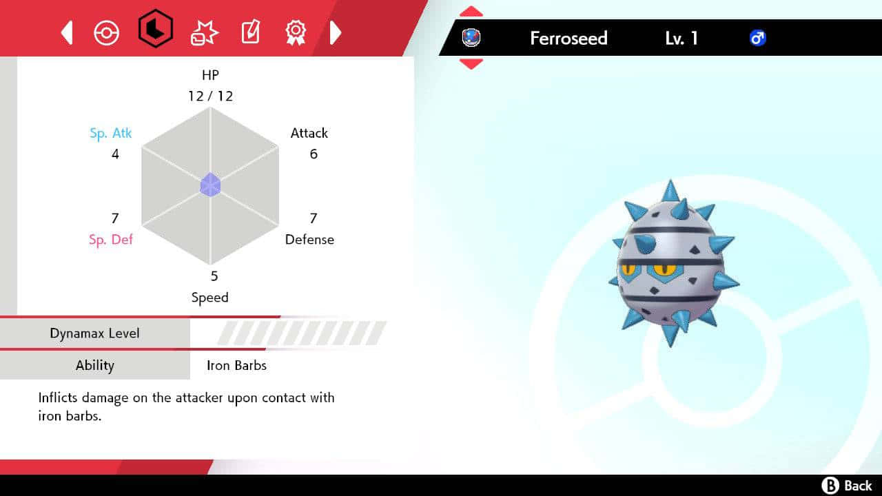 Ferroseed Pokemon Go Level 1 Background