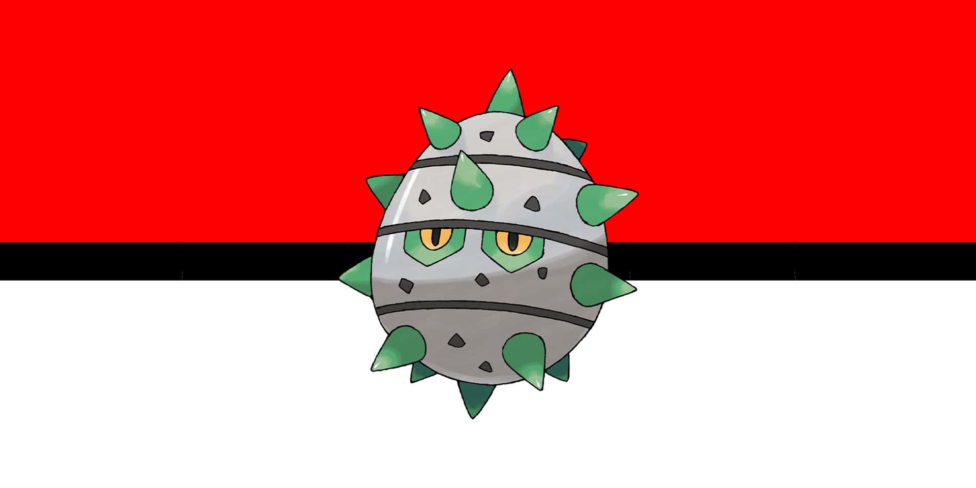 Ferroseed Pokemon Logo Background
