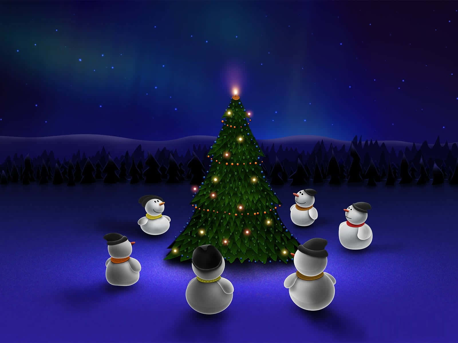 Festive Christmas Aesthetic For Your Computer Background