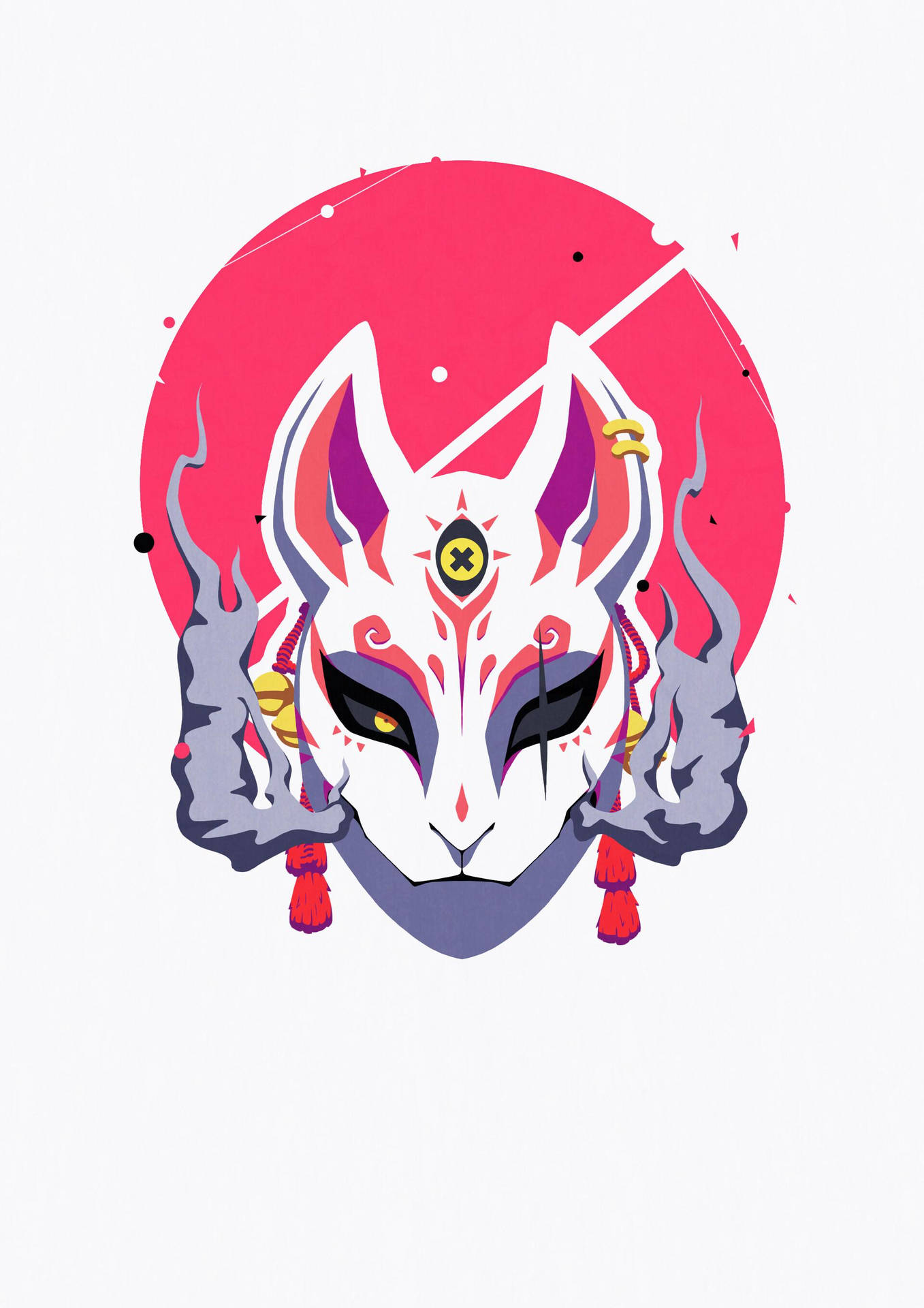 Festive Kitsune Mask