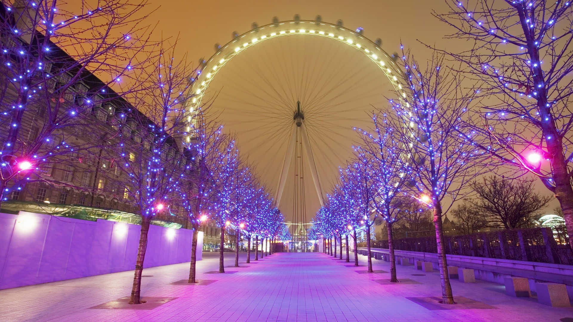 Festive Lights Ferris Wheel Promenade.jpg Background