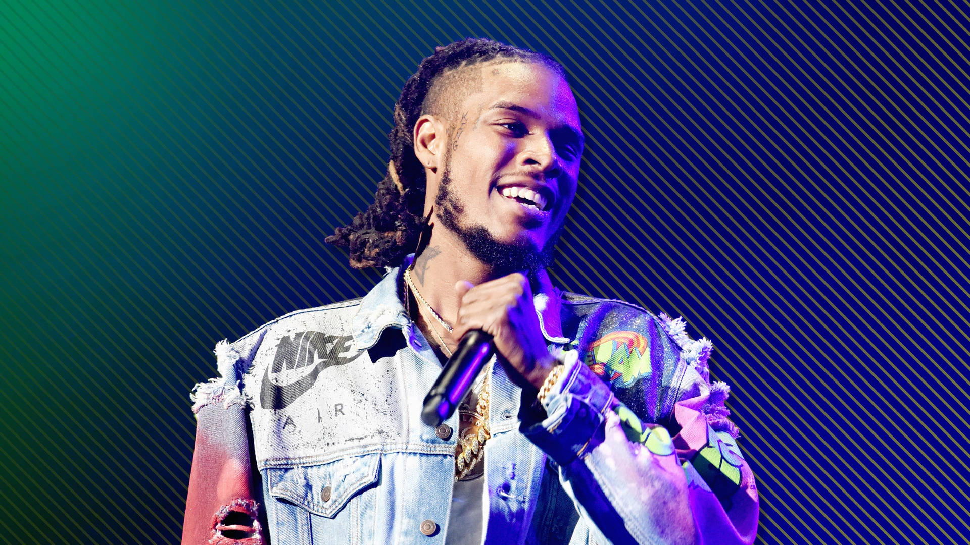 Fetty Wap Gradient Background