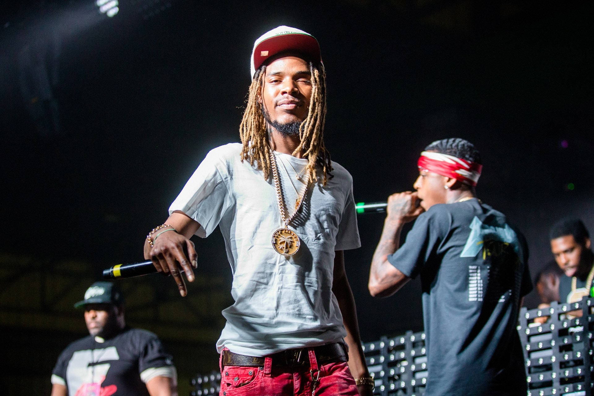 Fetty Wap On Stage Background