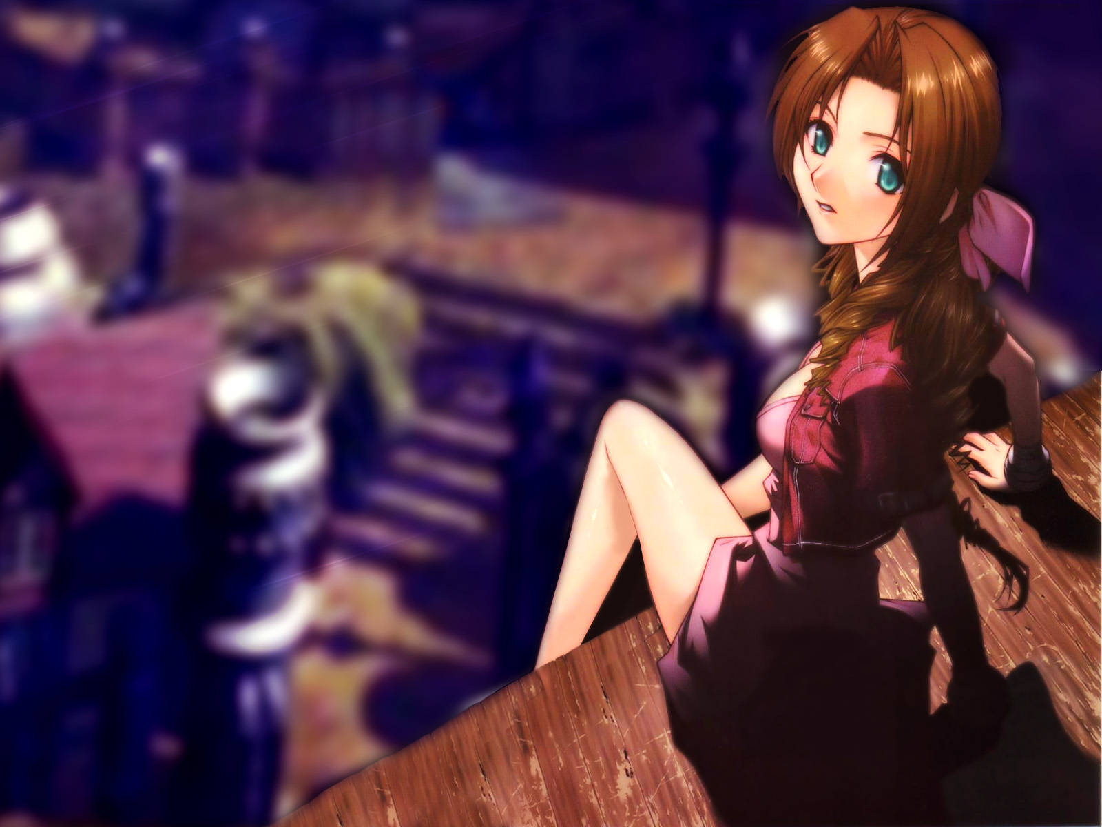 Ff7 Aerith Town Background