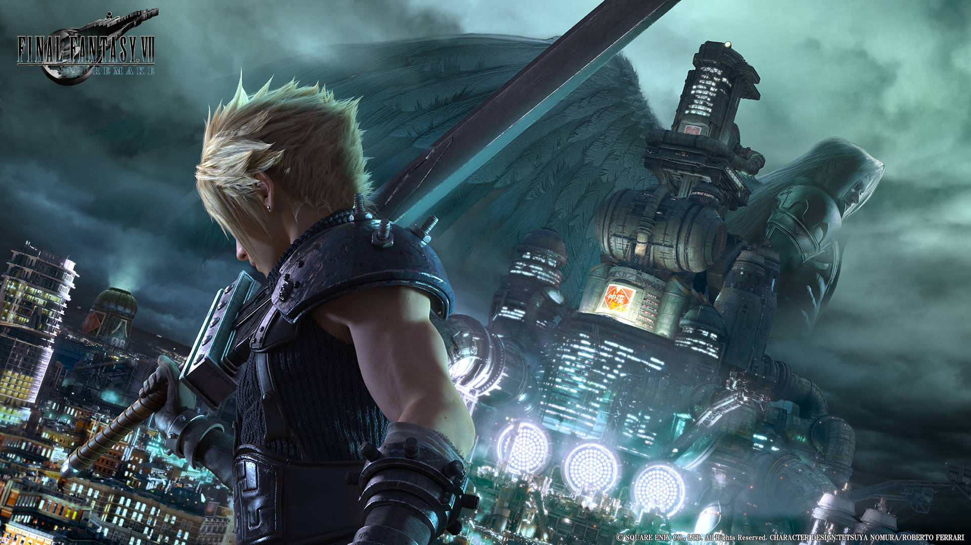 Ff7 Sephiroth And Cloud Background