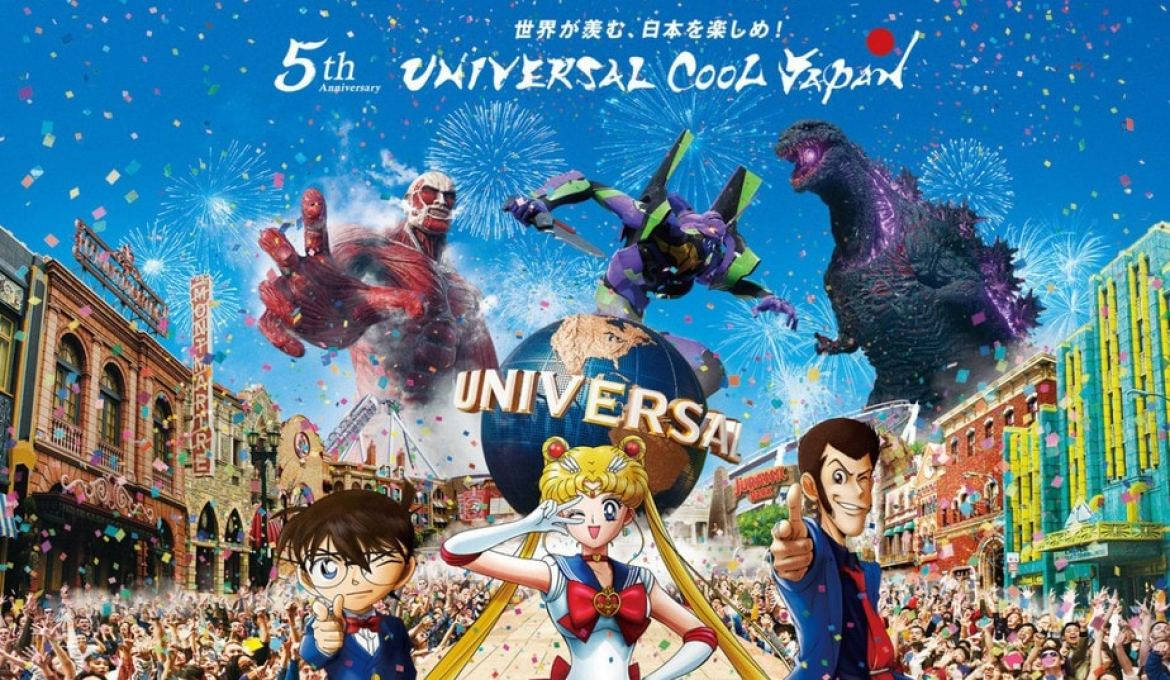 Fictional Characters Of Universal Studios Japan Background