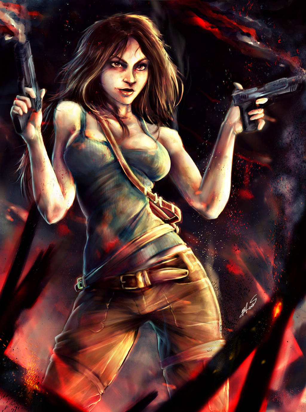 Fictional Lara Tomb Raider Iphone