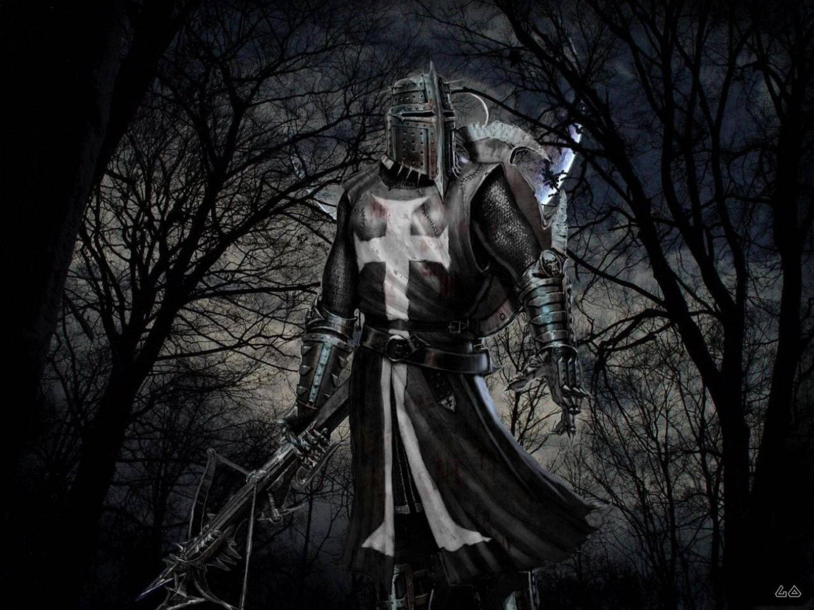 Fictional Medieval Christian Knight Background