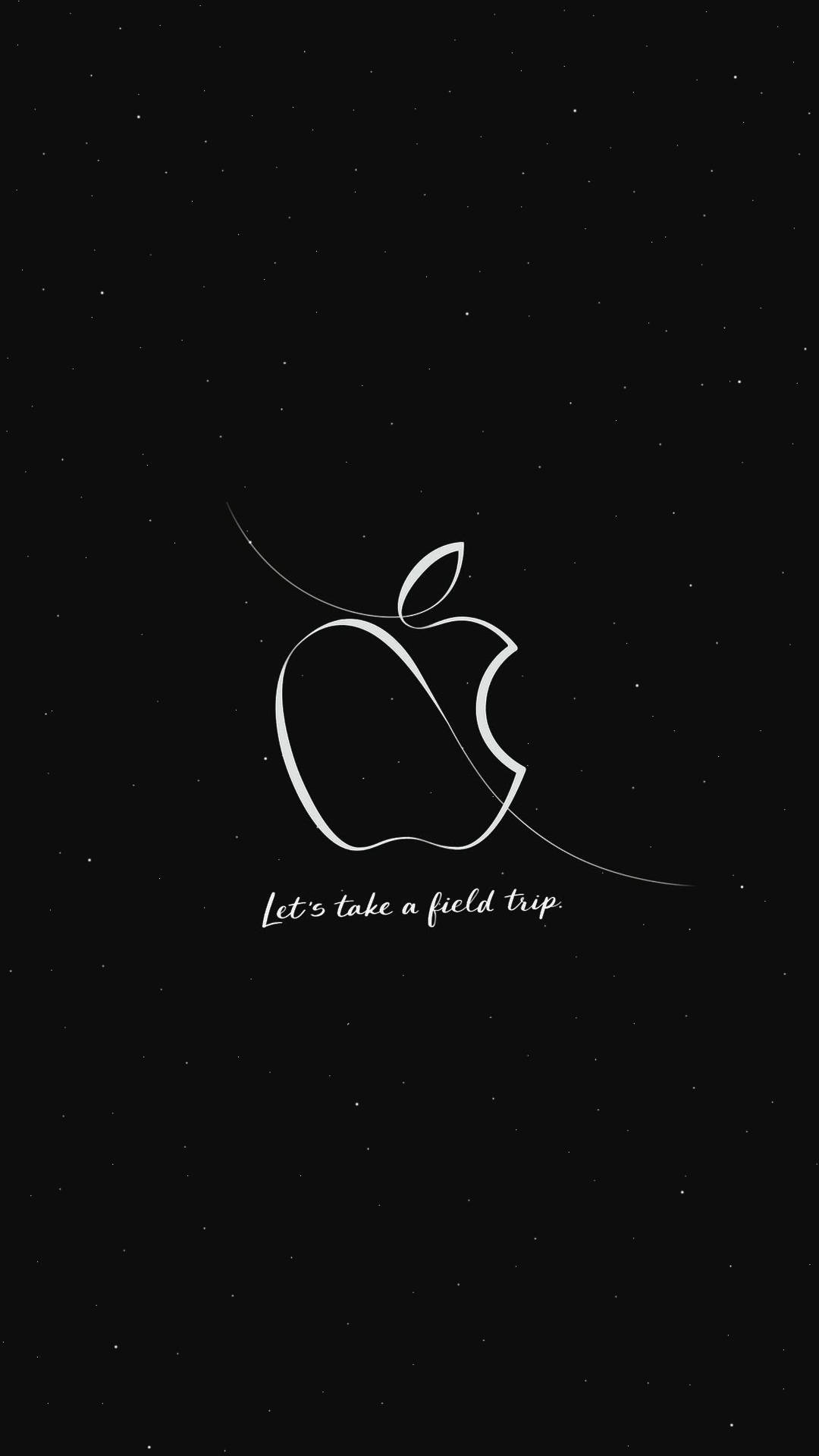 Field Trip Quote Apple Logo Iphone Background