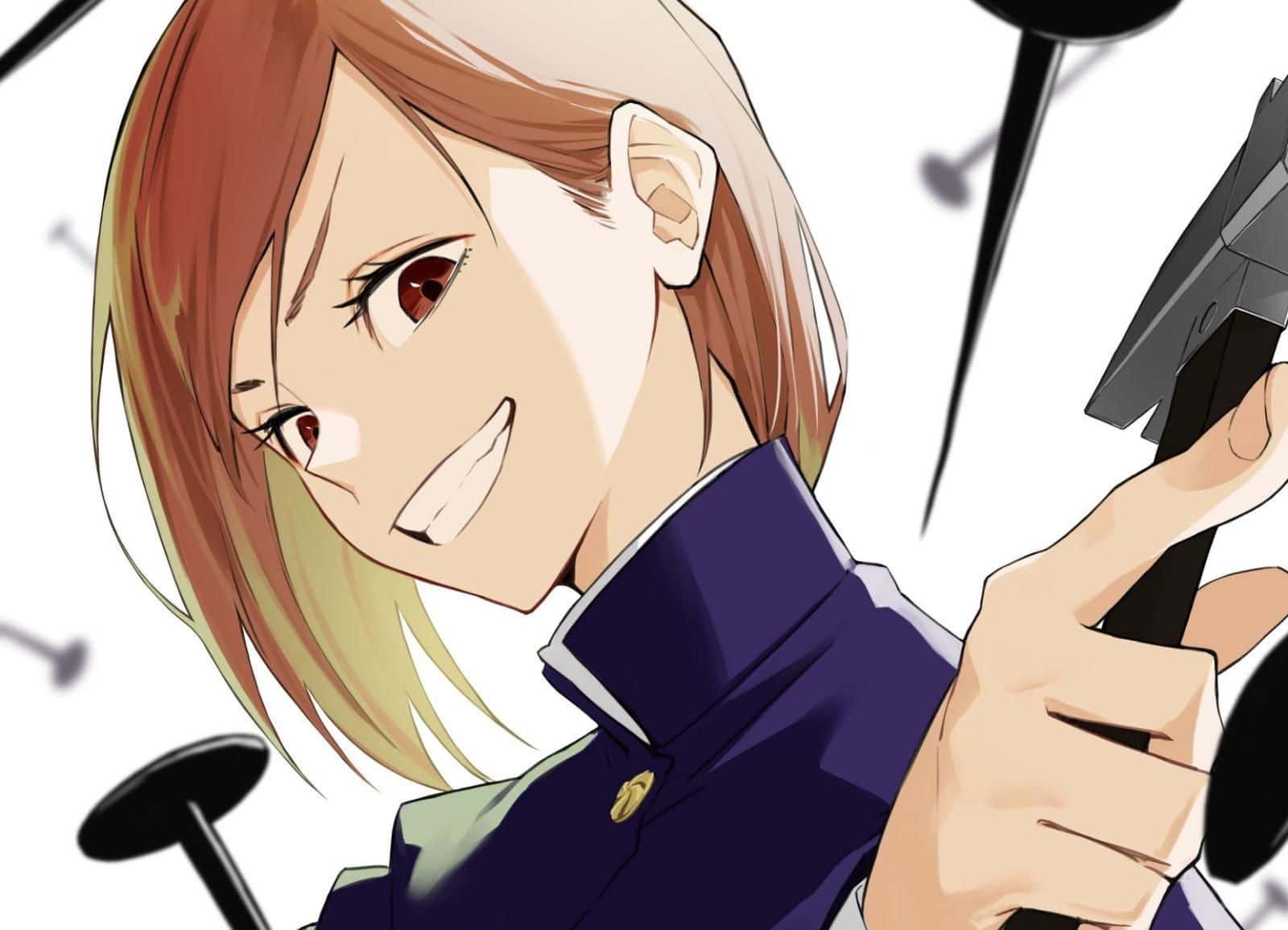 Fierce And Determined Nobara Kugisaki Background