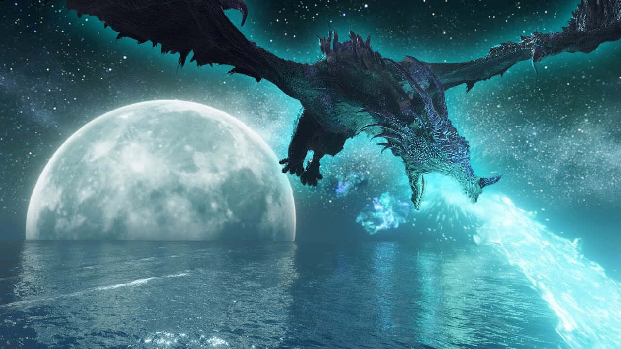 Fierce Dragon Unleashing Dracarys Background
