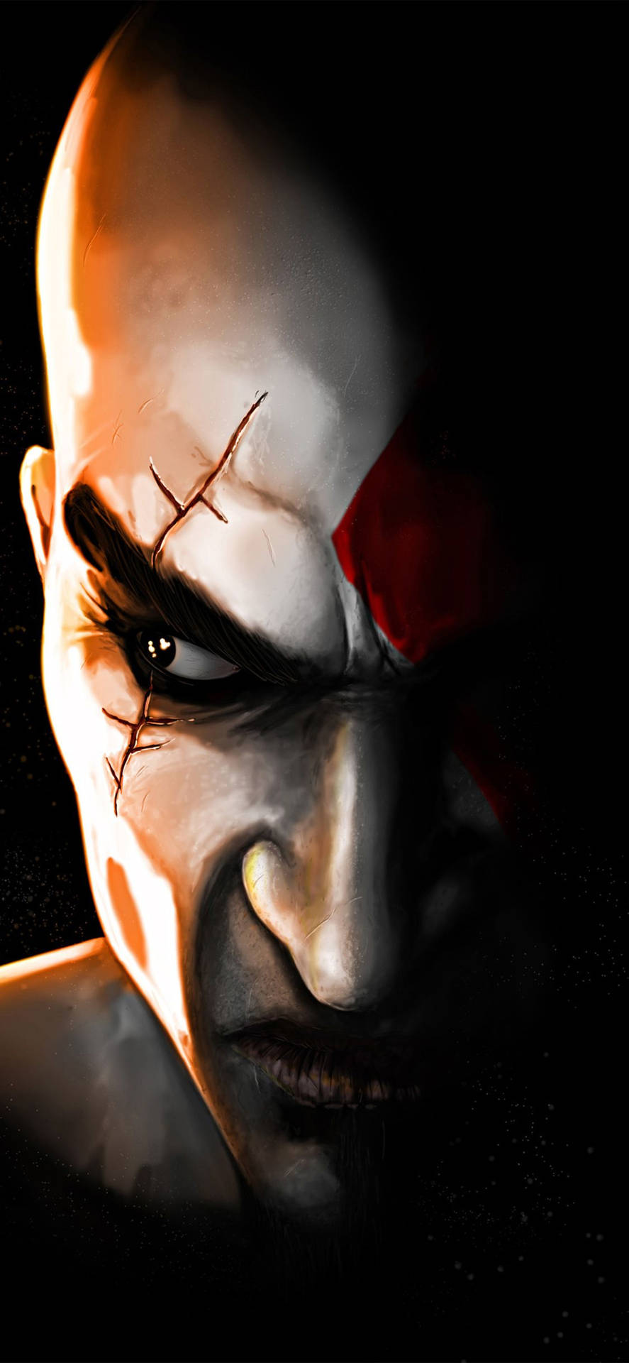 Fierce Kratos God Of War Background