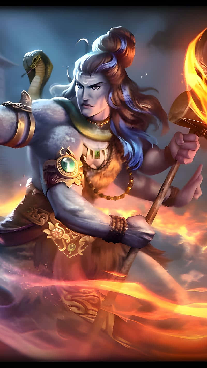 Fierce_ Lord_ Shiva_ Artwork Background