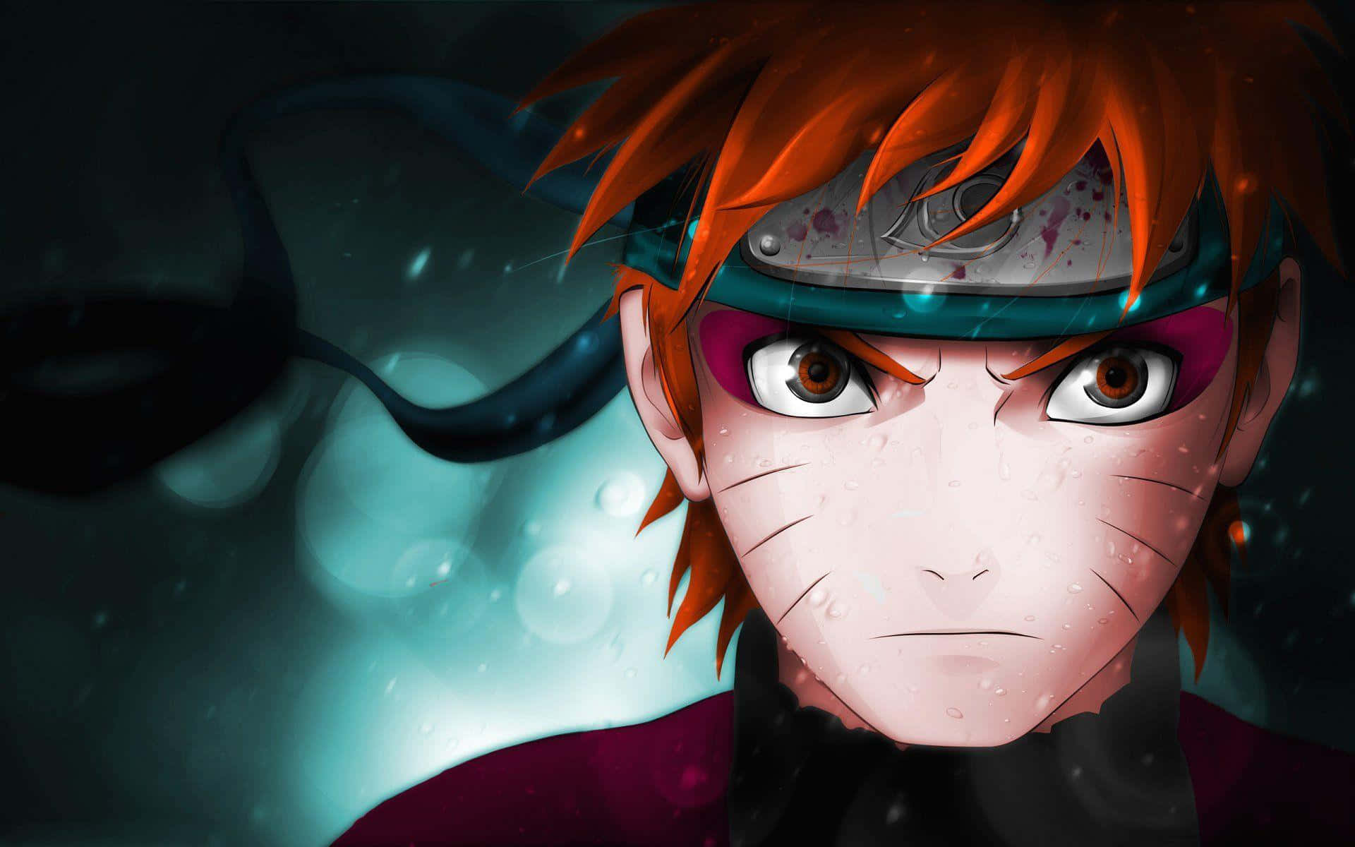 Fierce Naruto Uzumaki Anime Cartoon Background