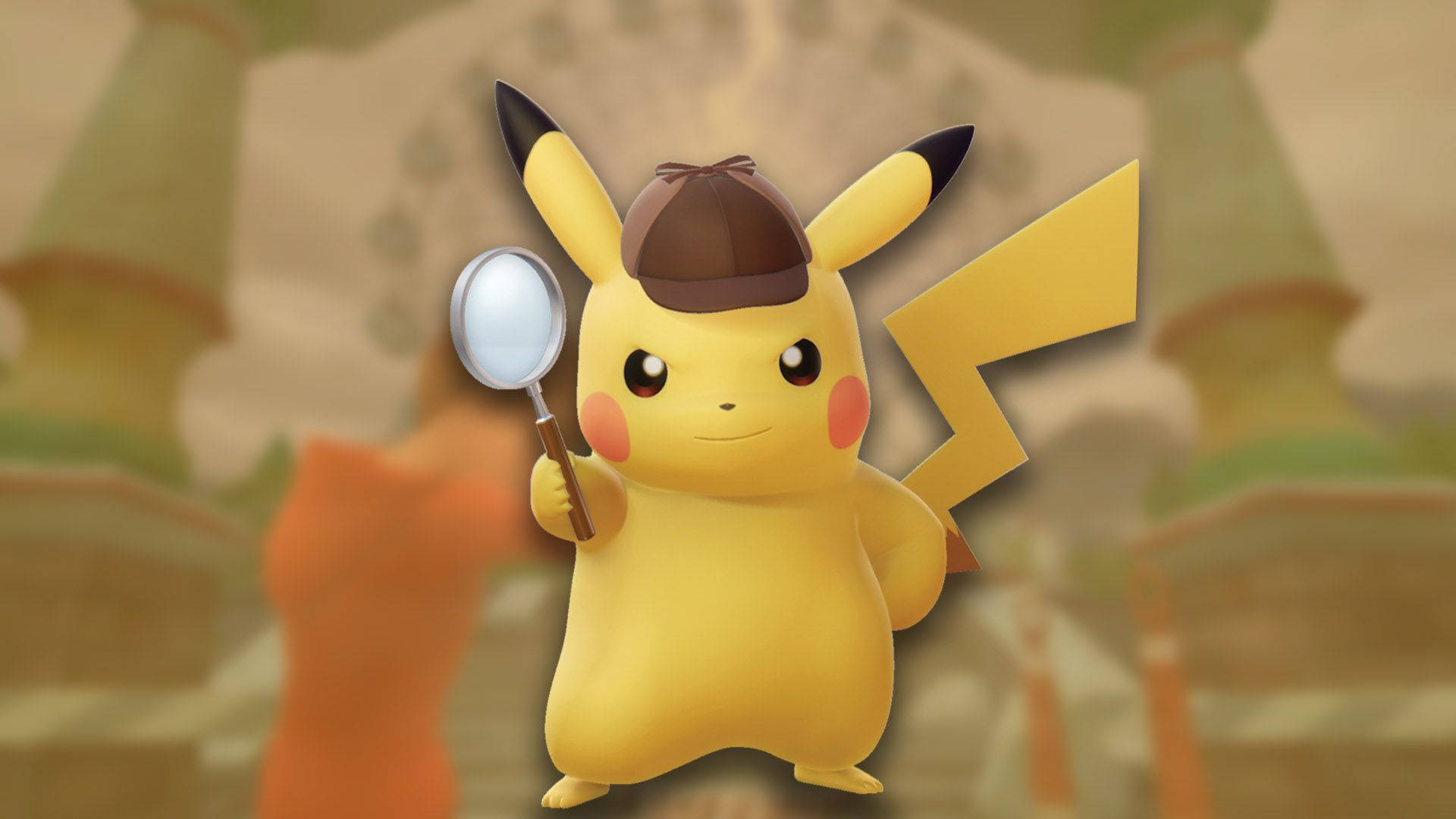 Fierce Pokémon In Detective Pikachu Background