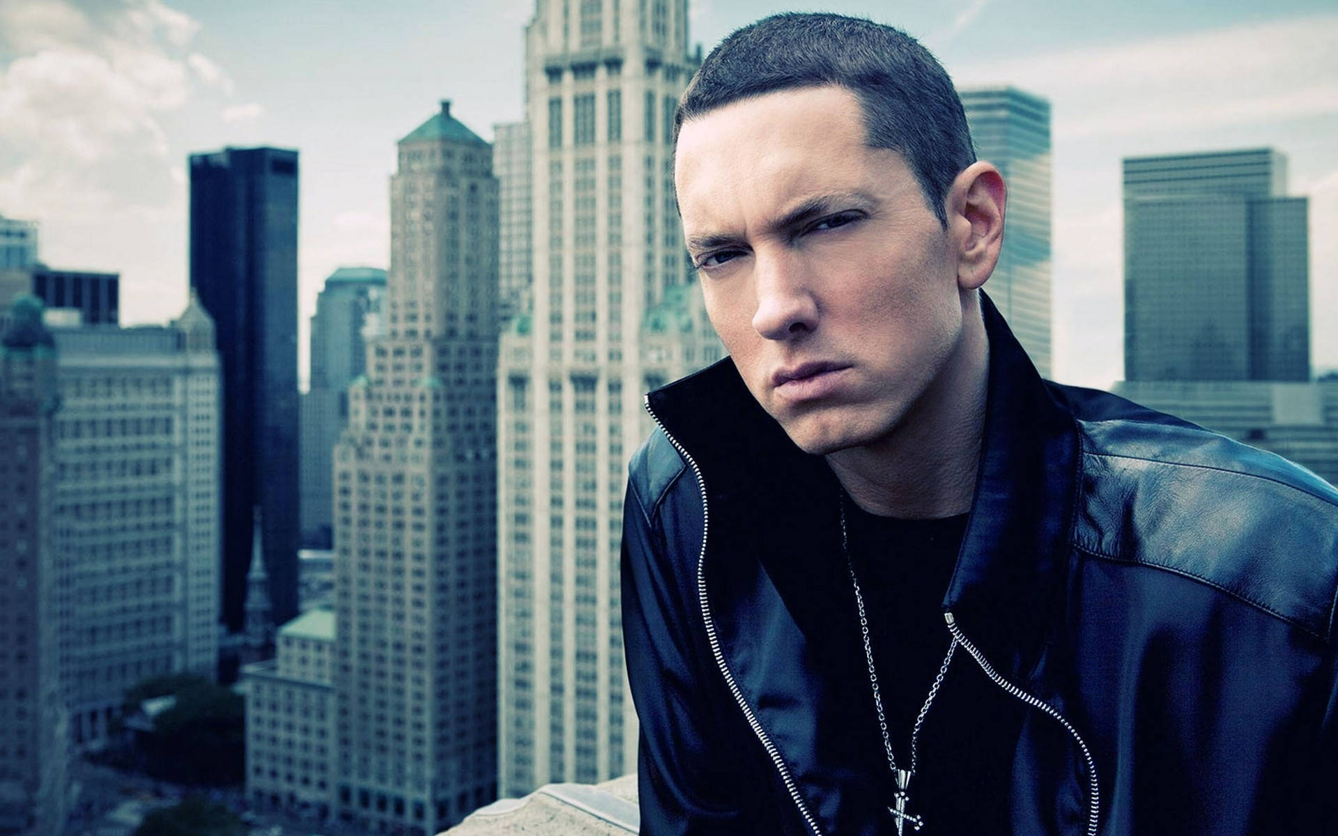 Fierce Rapper Eminem Background