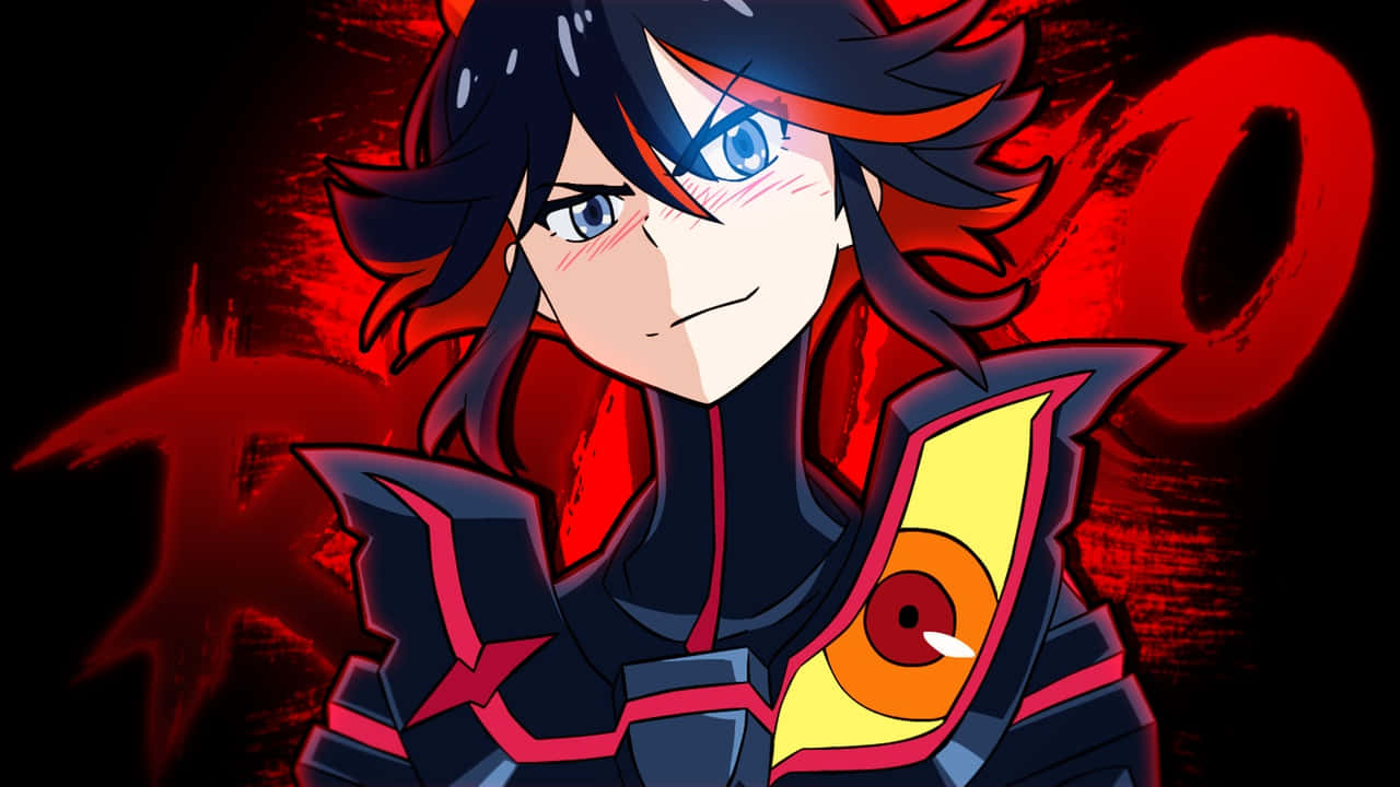 Fierce Ryuko Matoi In Action Background