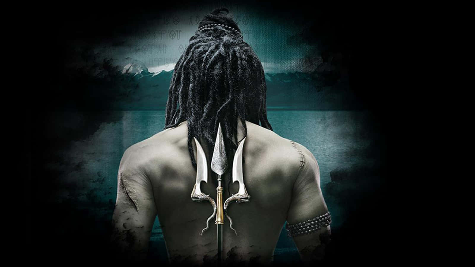 Fierce_ Shiva_ Back_ View Background