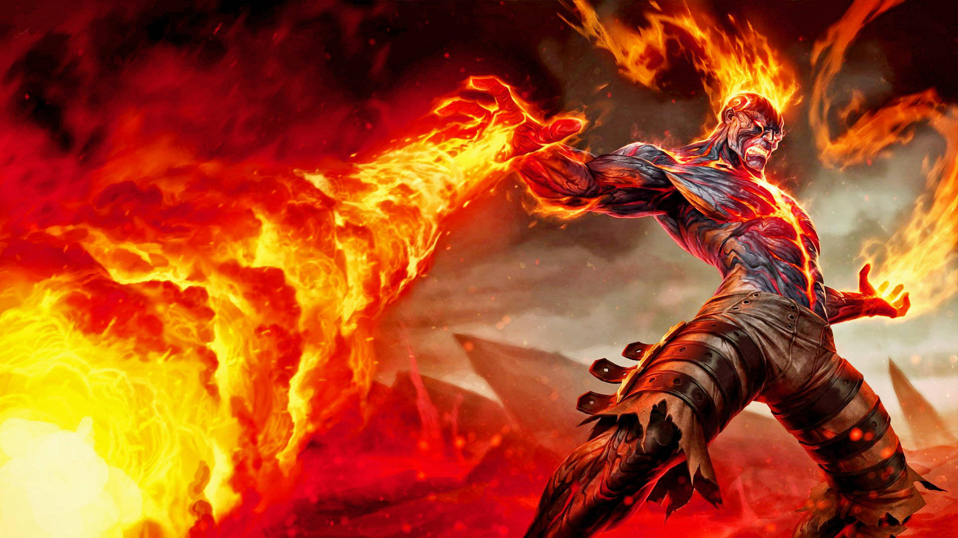 Fiery 3d League Of Legends