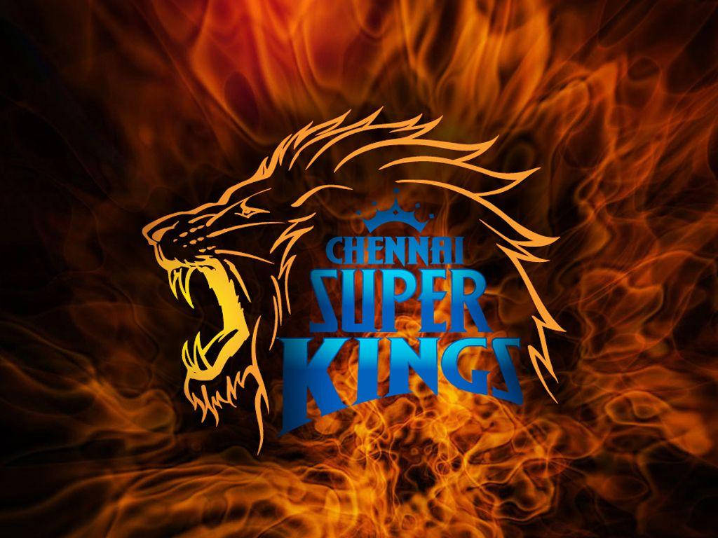Fiery Csk Poster Background