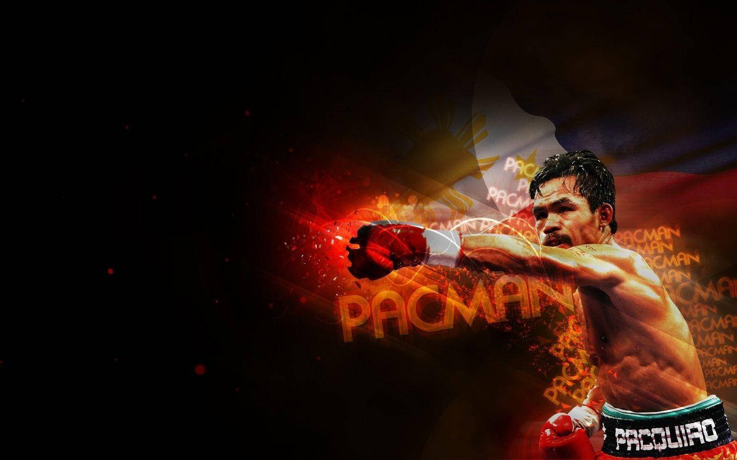 Fiery Fanart For Manny Pacquiao Background