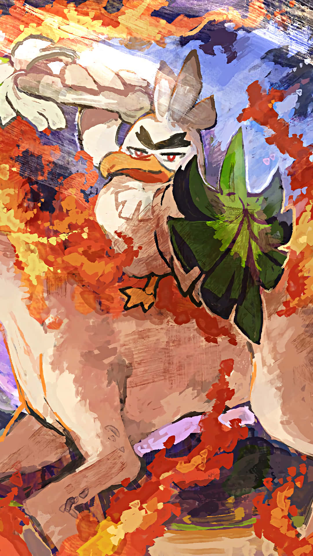 Fiery Pokemon Artwork