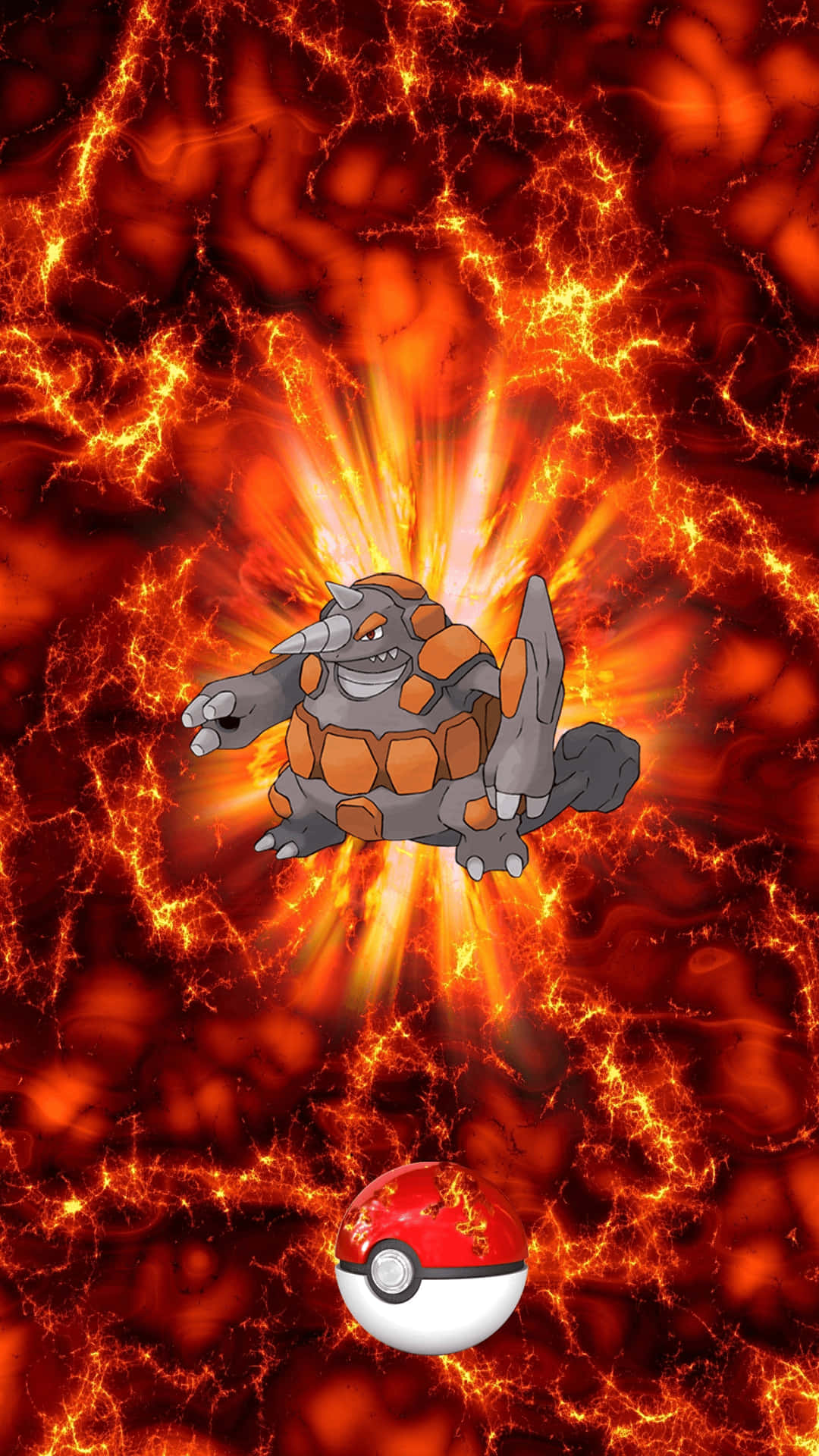 Fiery Rhyperior Background