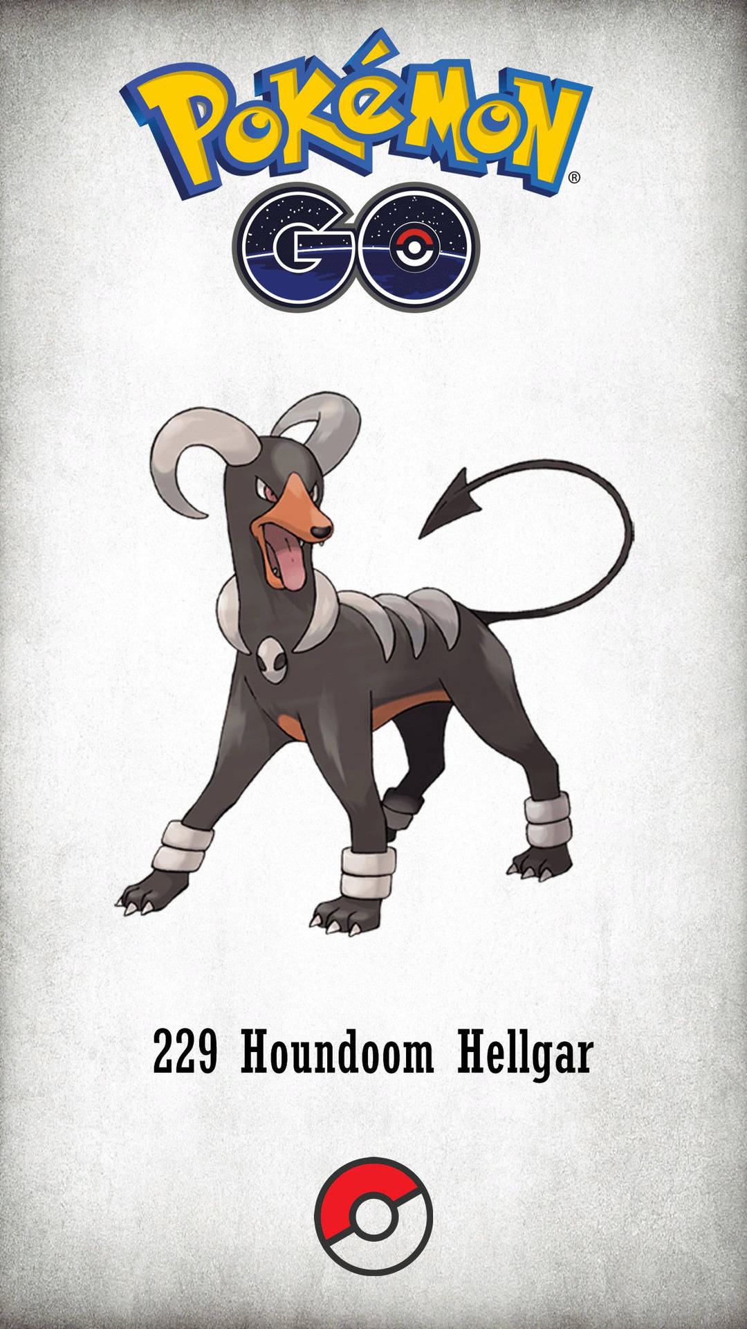 Fiery Stare Of Houndoom, The Bold Pokémon Background