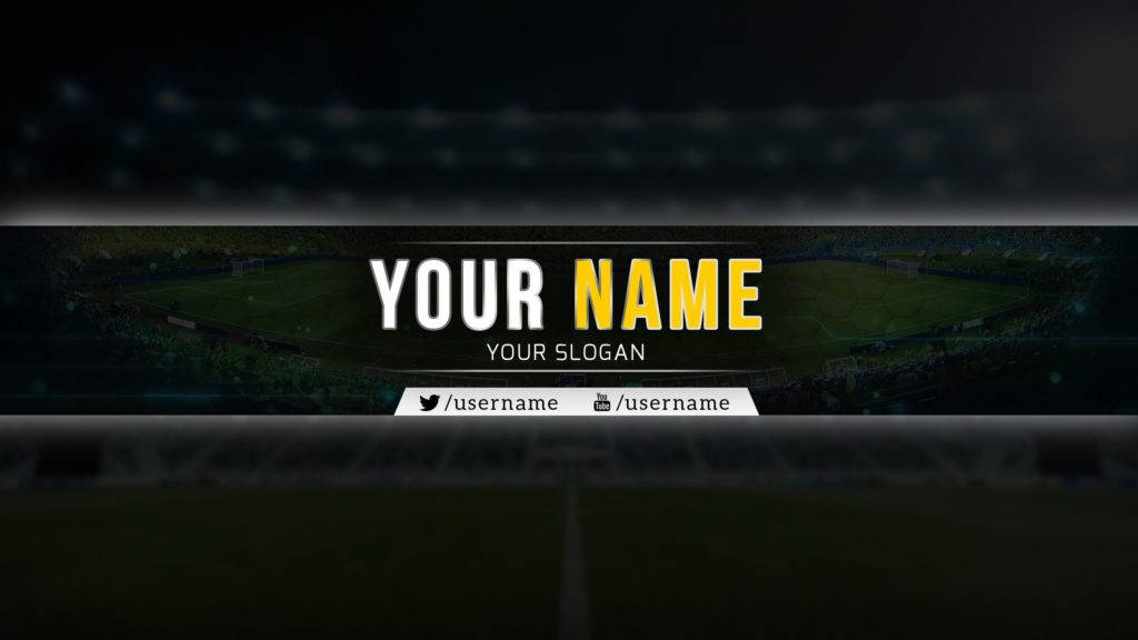 Fifa Themed Youtube Banner Background