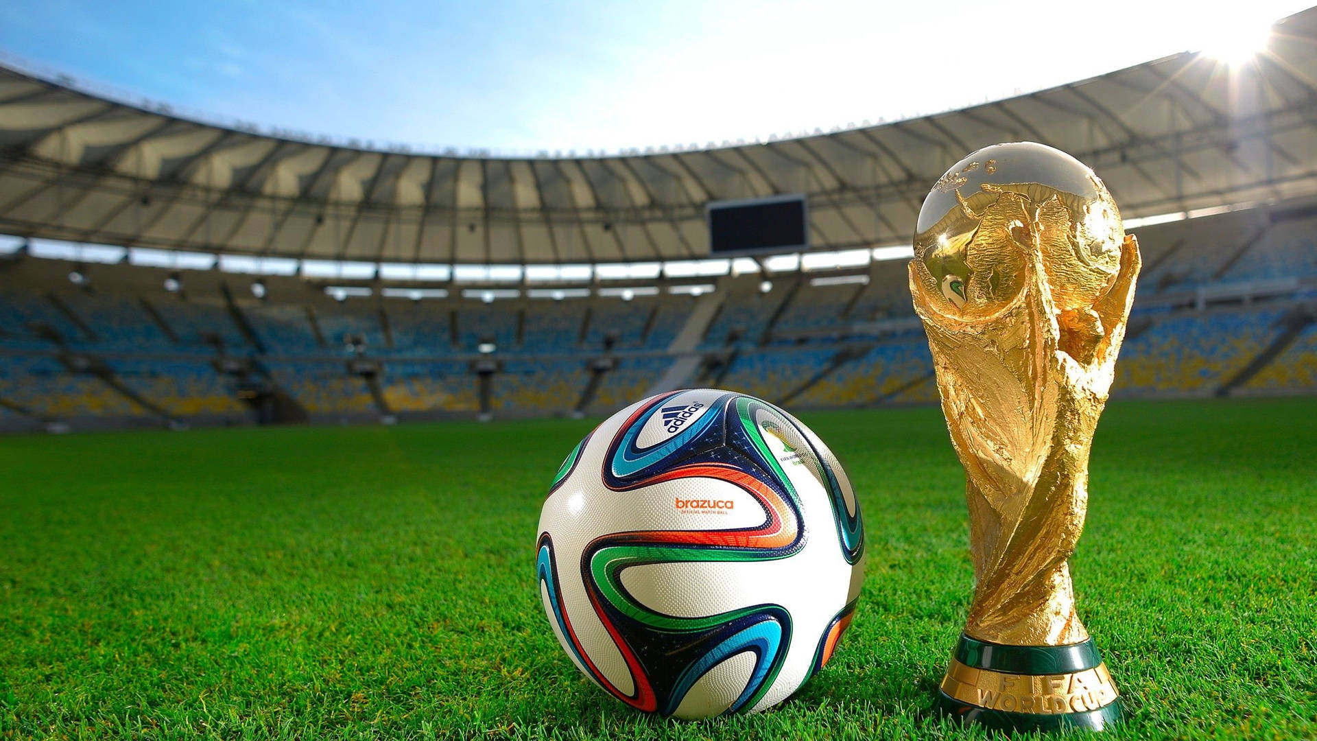 Fifa World Cup And Soccer Ball Background