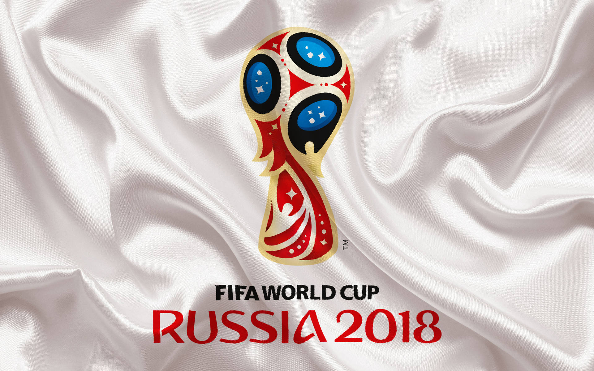 Fifa World Cup In Silky White Background