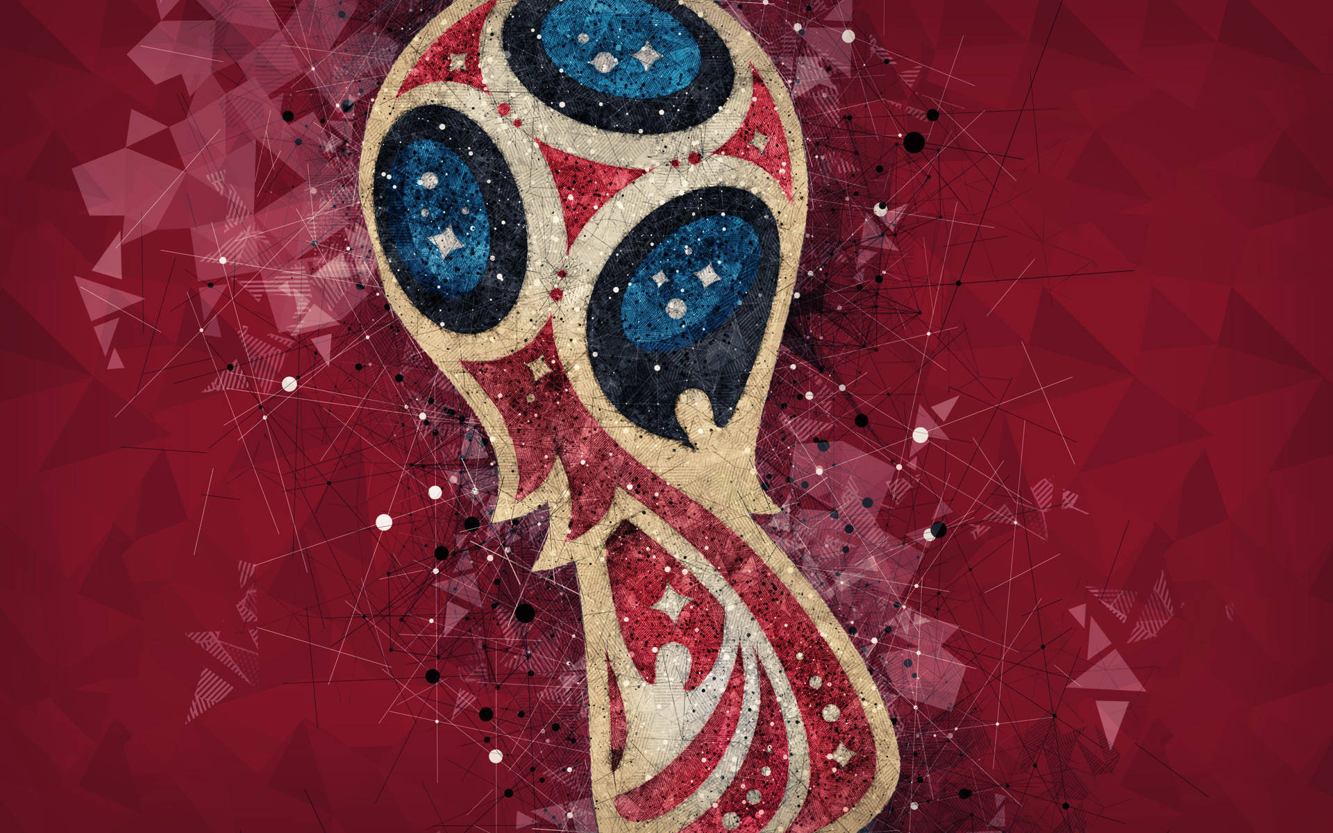 Fifa World Cup With Abstract Backdrop Background