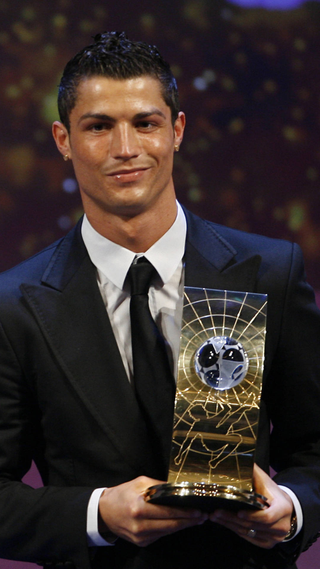 Fifa World Player Of The Year Ronaldo Iphone Background