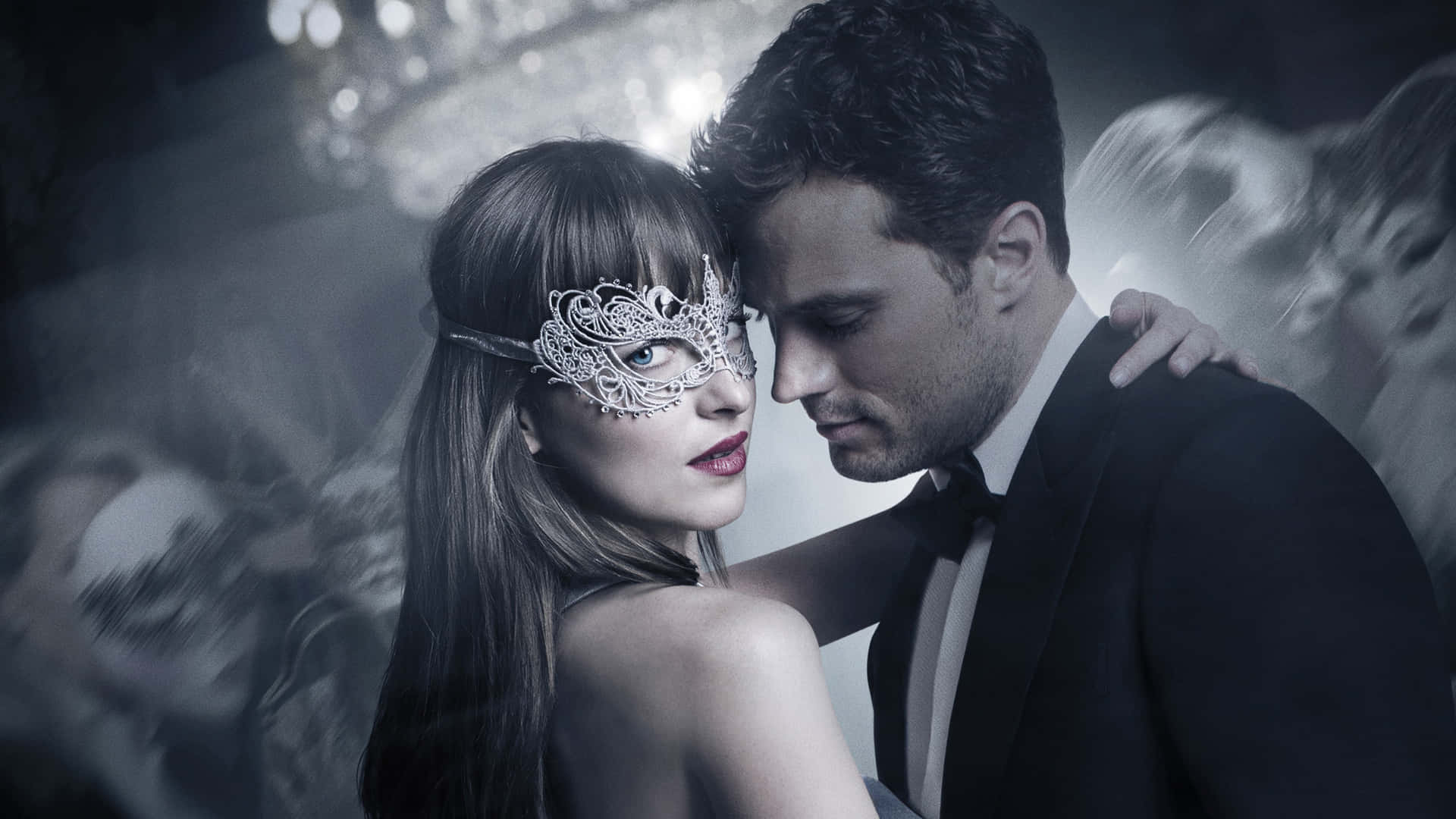 Fifty Shades Of Grey Party In Black And White Background