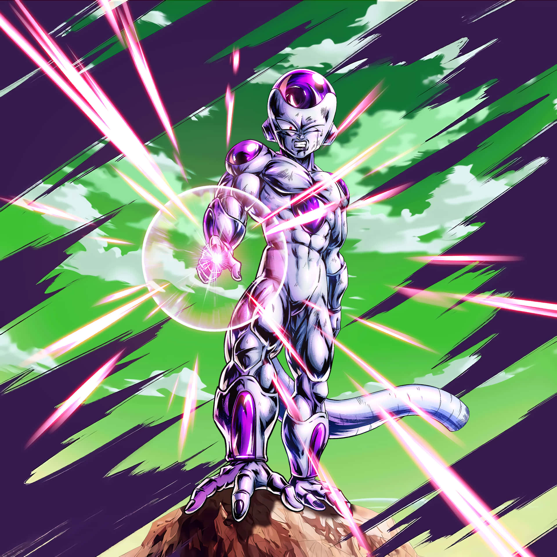 Fight Against Frieza To Resist The Evil Forces. Background