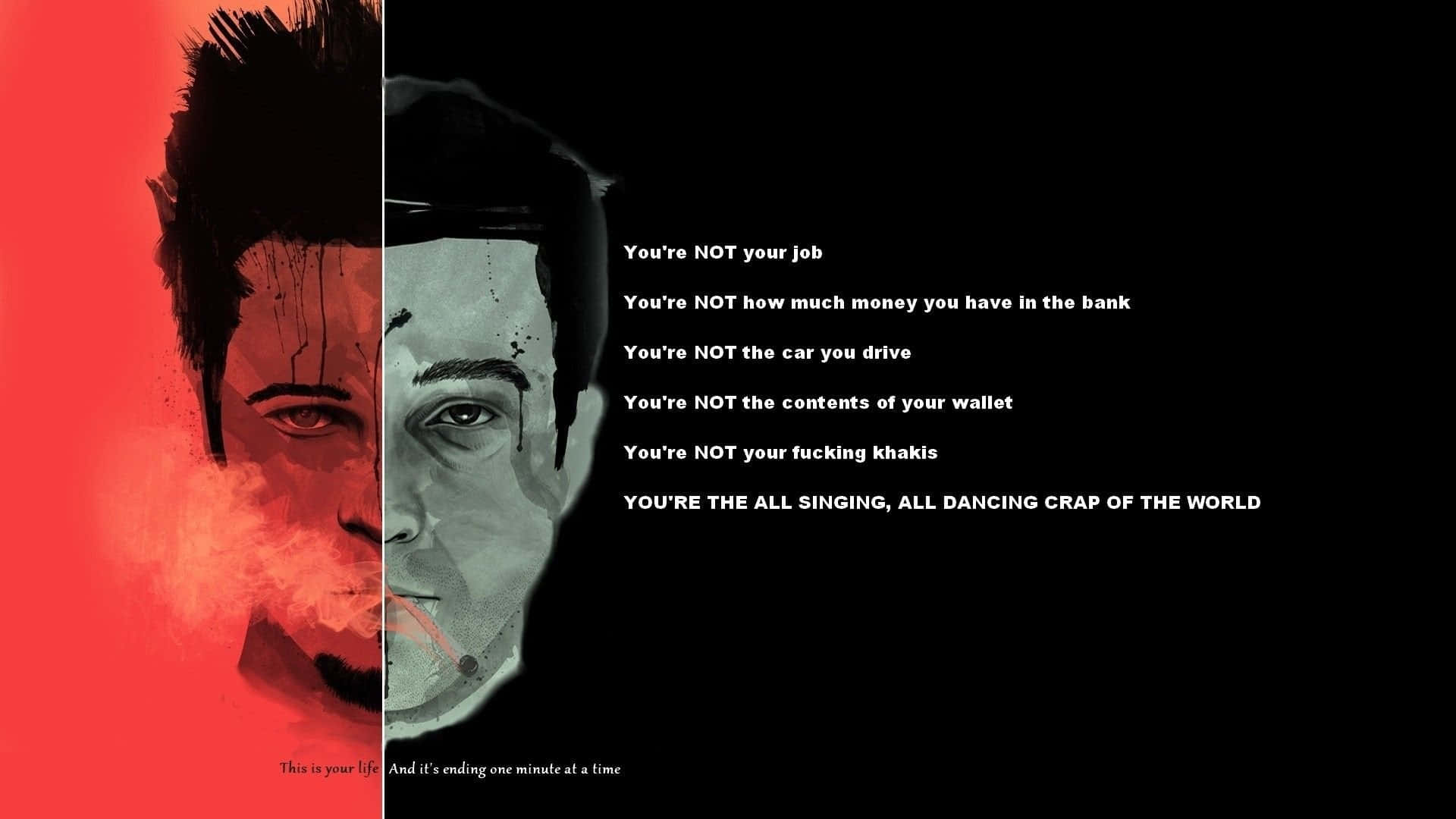 Fight Club Identity Crisis Artwork Background