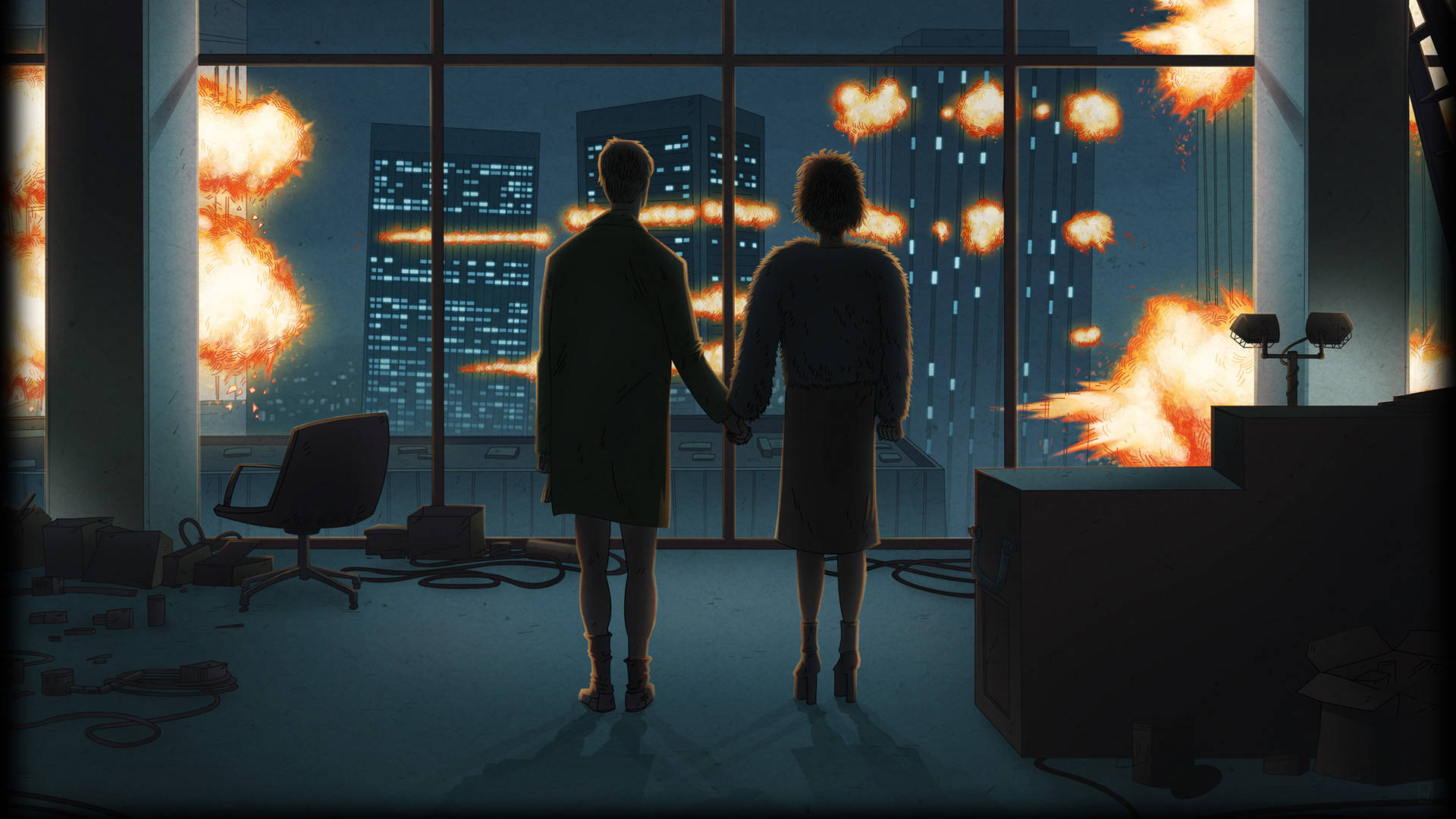 Fight Club Illustration Background