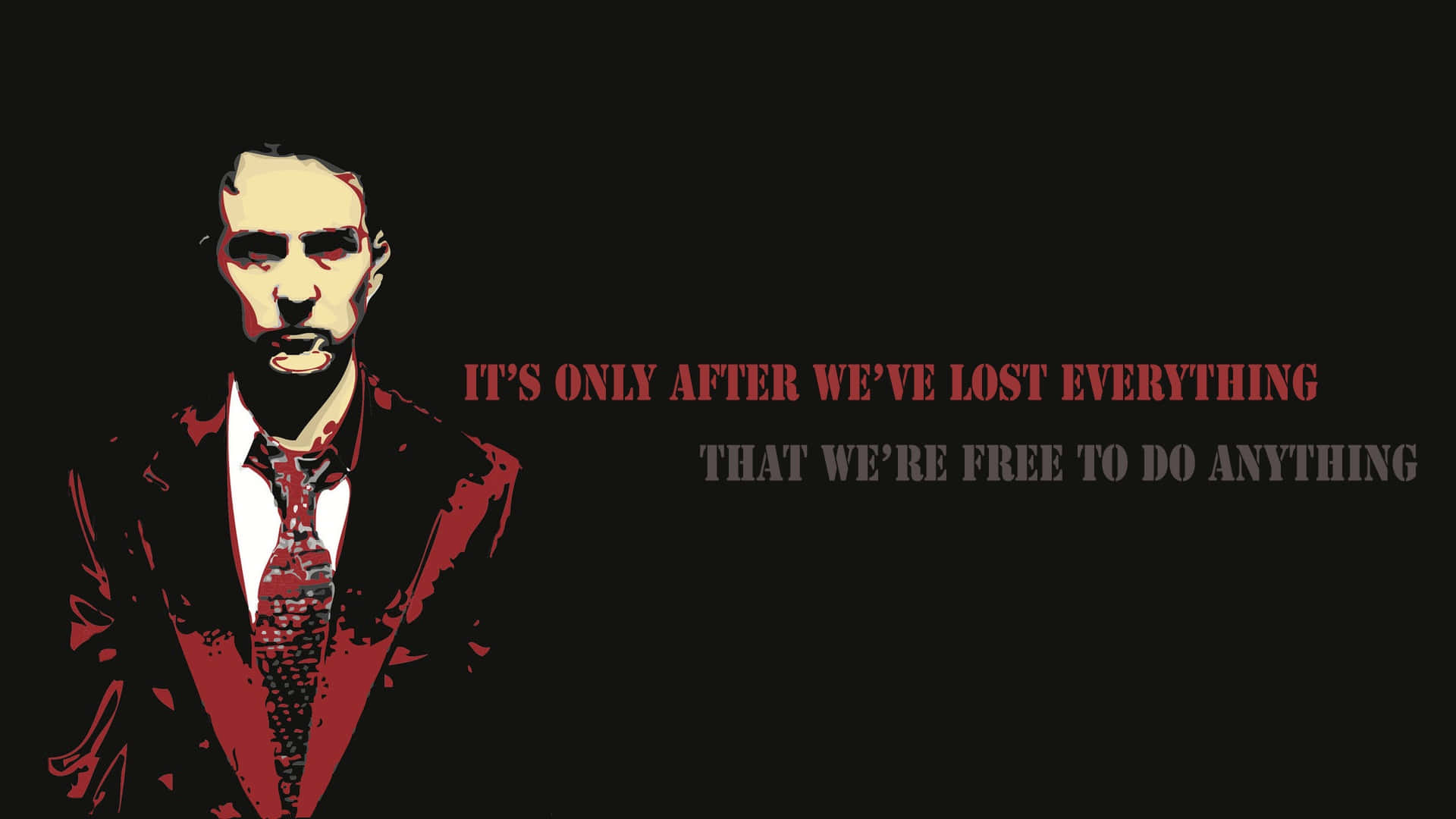 Fight Club Movie Quote Artwork Background