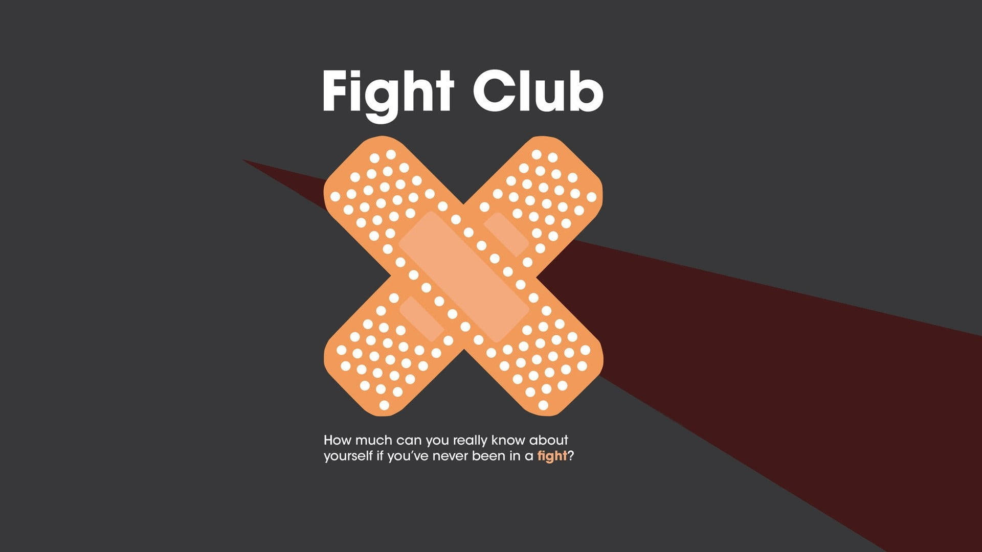 Fight Club's Iconic Crossed Band-aids Background