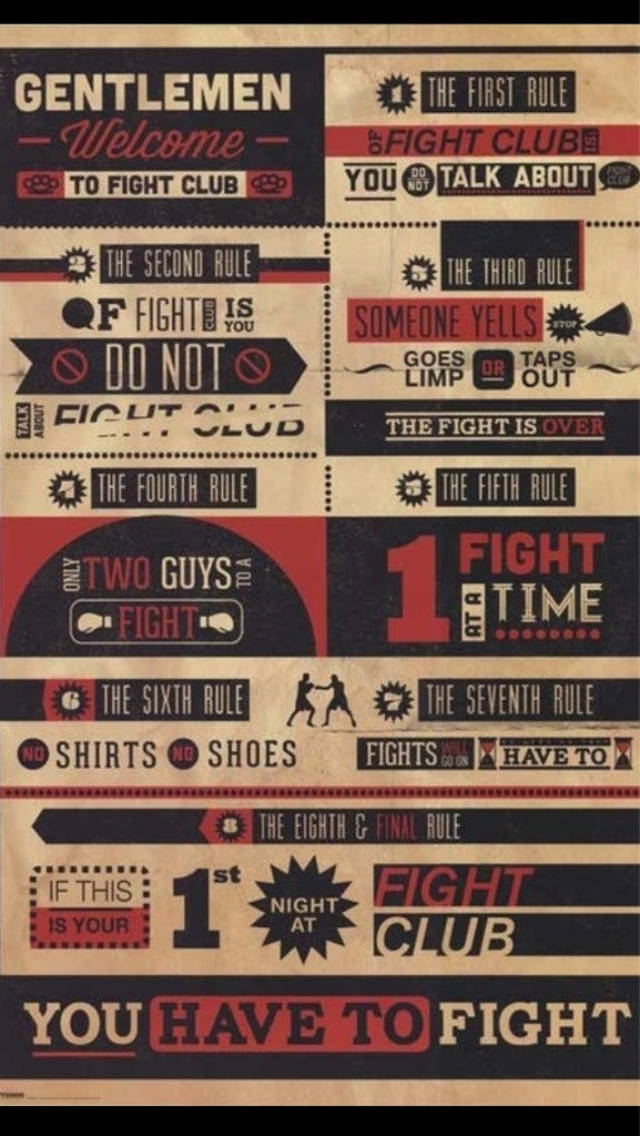 Fight Club You Have To Fight Background