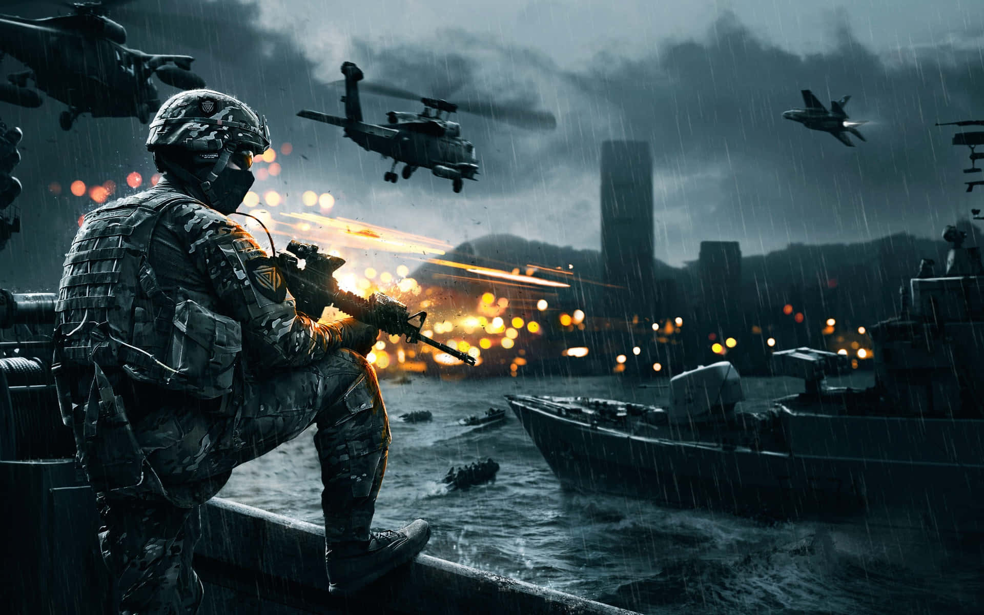 Fight For Supremacy In Battlefield 4k Background