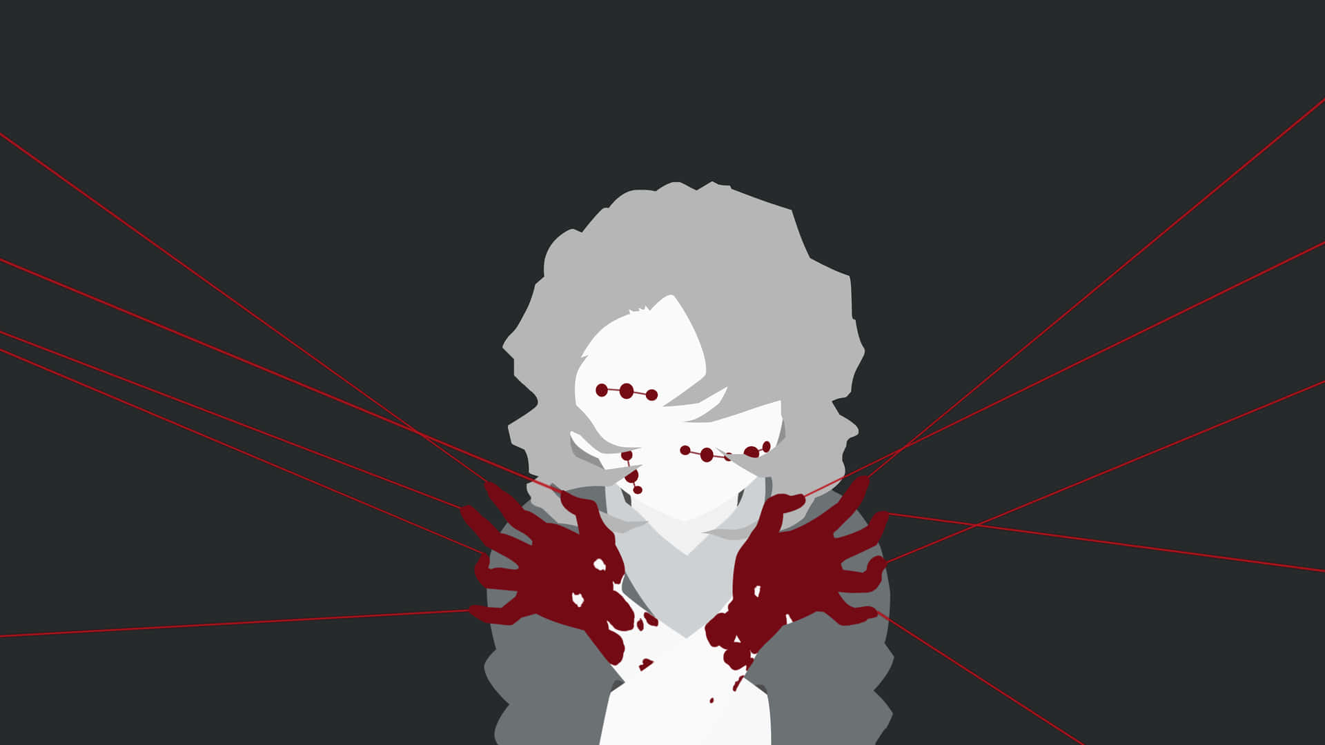 Fight For The Future With Demon Slayer Minimalist Background