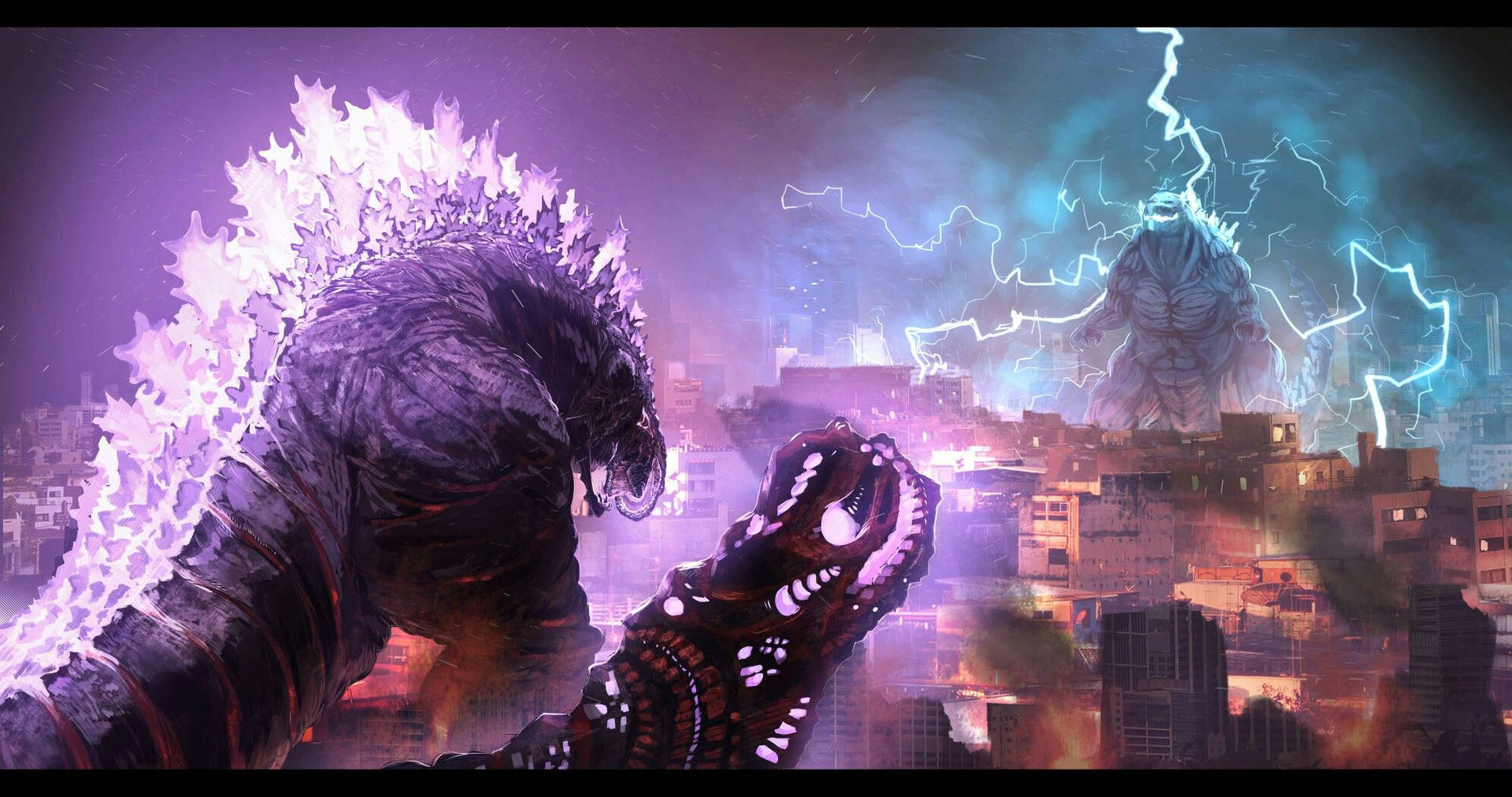 Fight Off Godzilla's Newest Form - Shin Godzilla Background